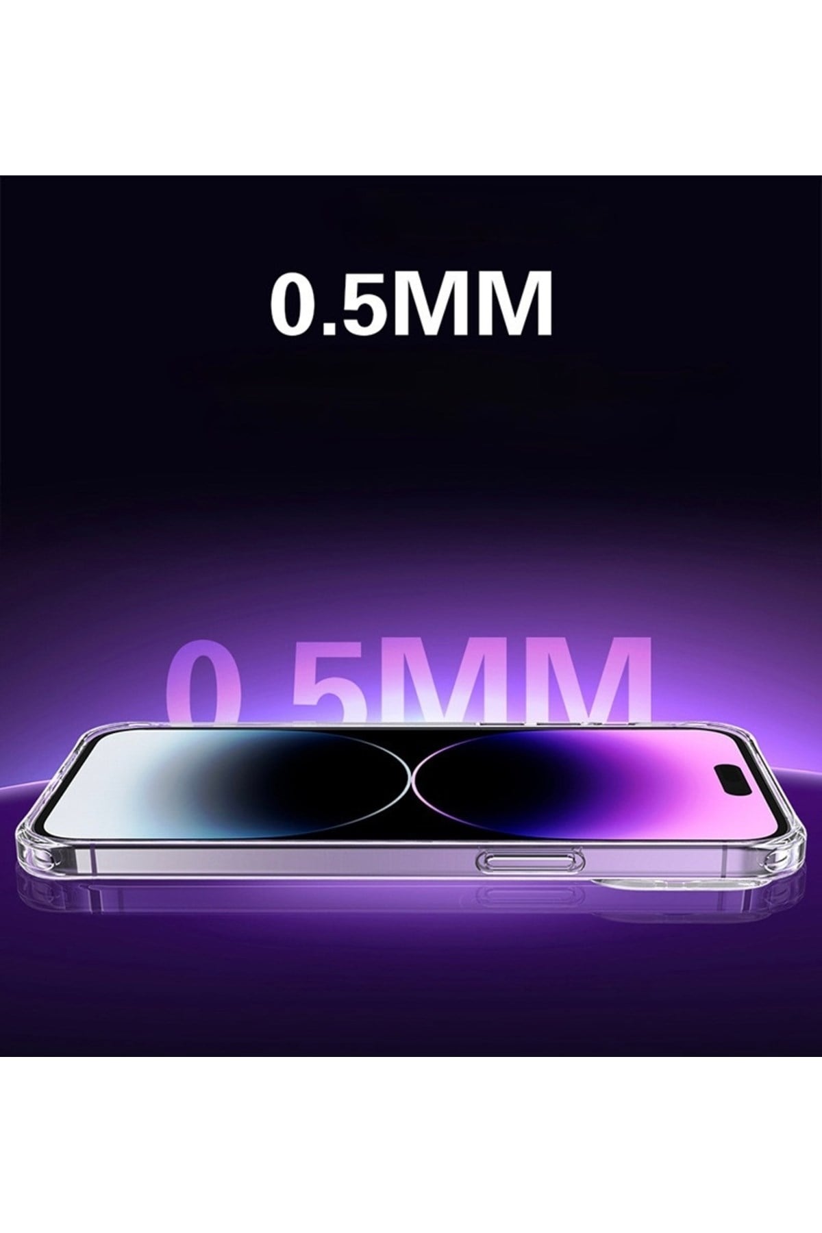 iPhone 16Promax Şeffaf Kılıf | PC Mika Malzeme | Ultra İnce | Sararmaz Kapak