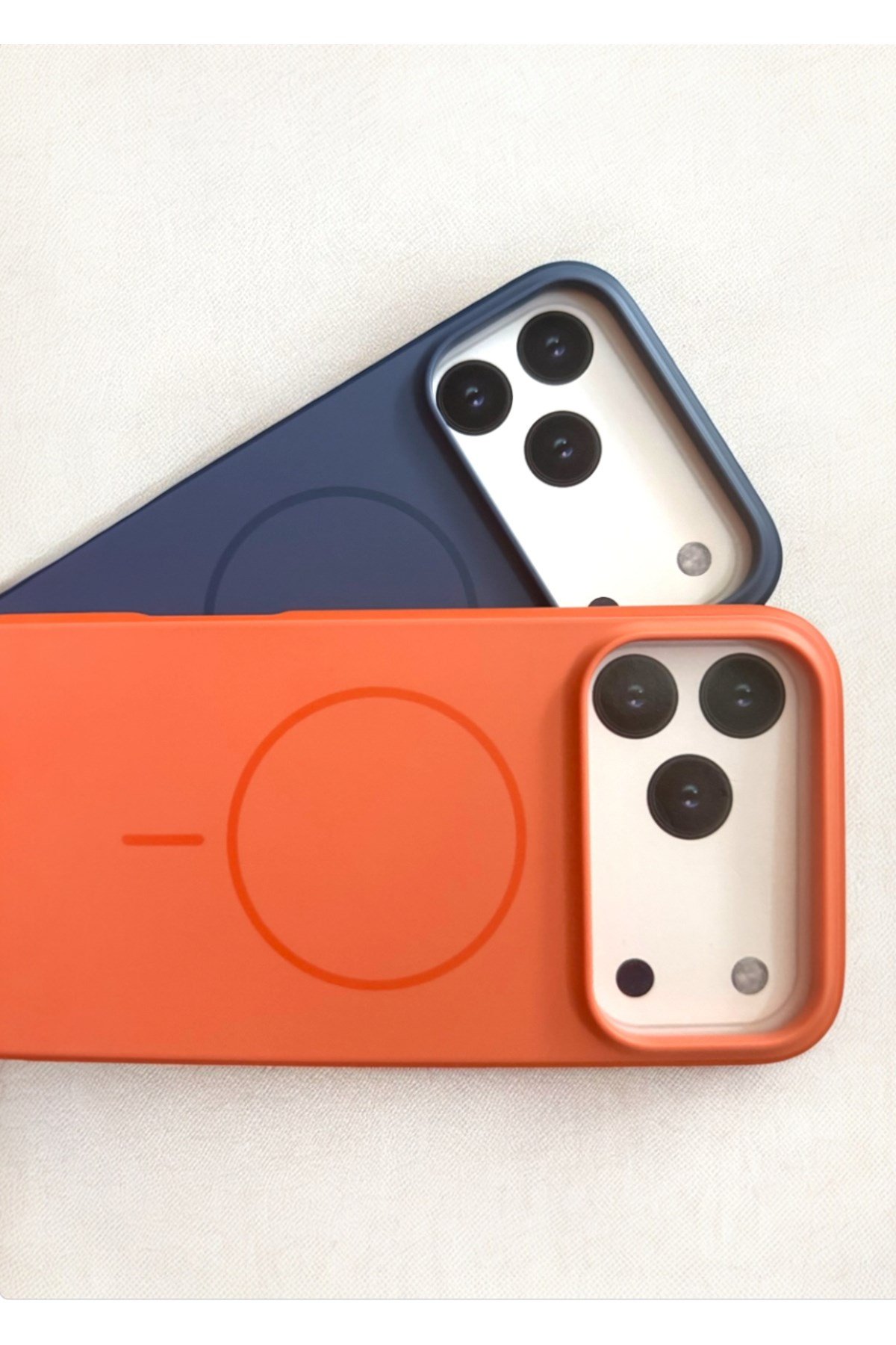 iPhone 17 Pro Max - Turuncu MagSafe Uyumlu Premium Telefon Kılıfı Darbeye Dayanıklı Tam Koruma