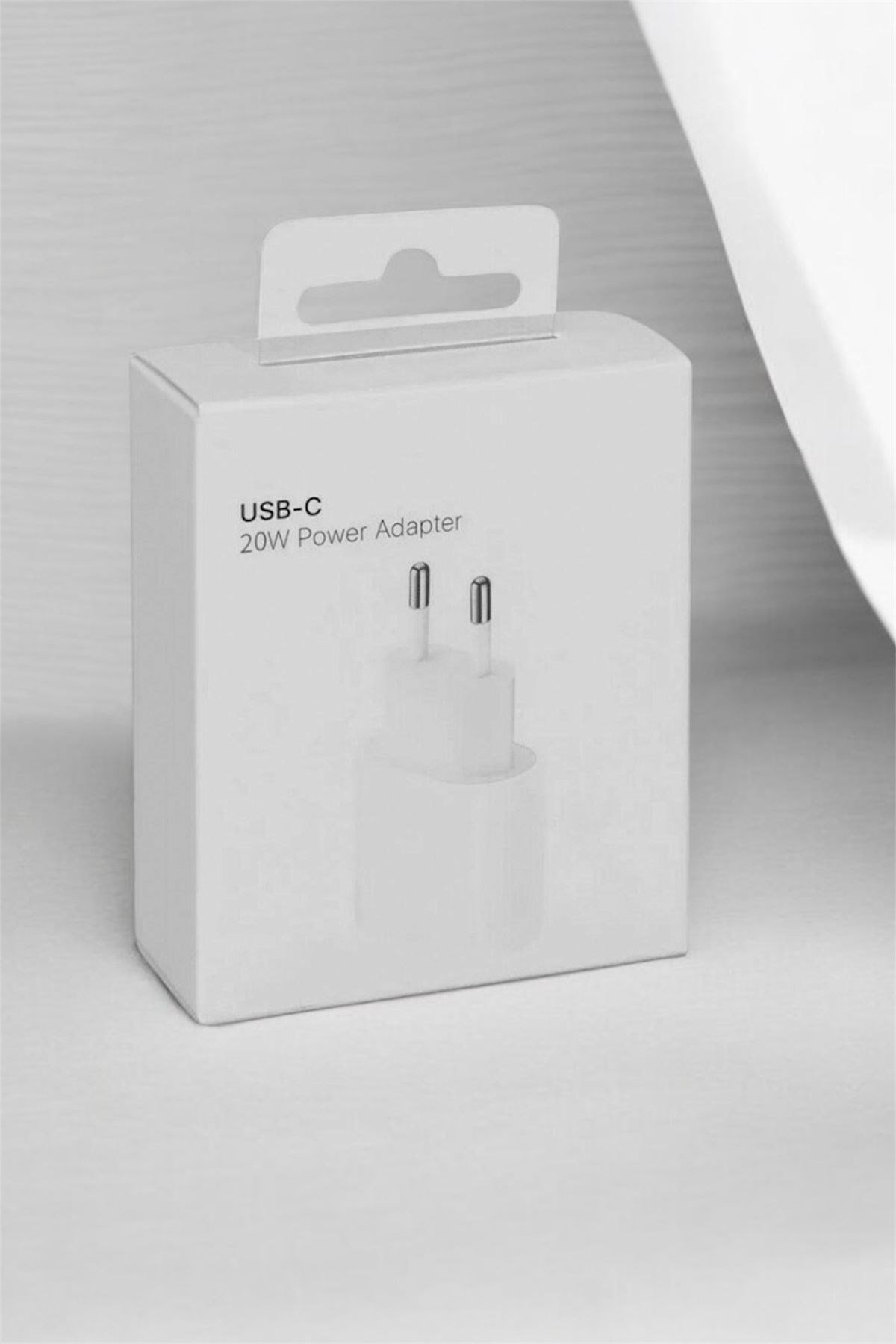 iPhone Uyumlu 20W USB-C PD Hızlı Şarj Adaptörü Beyaz