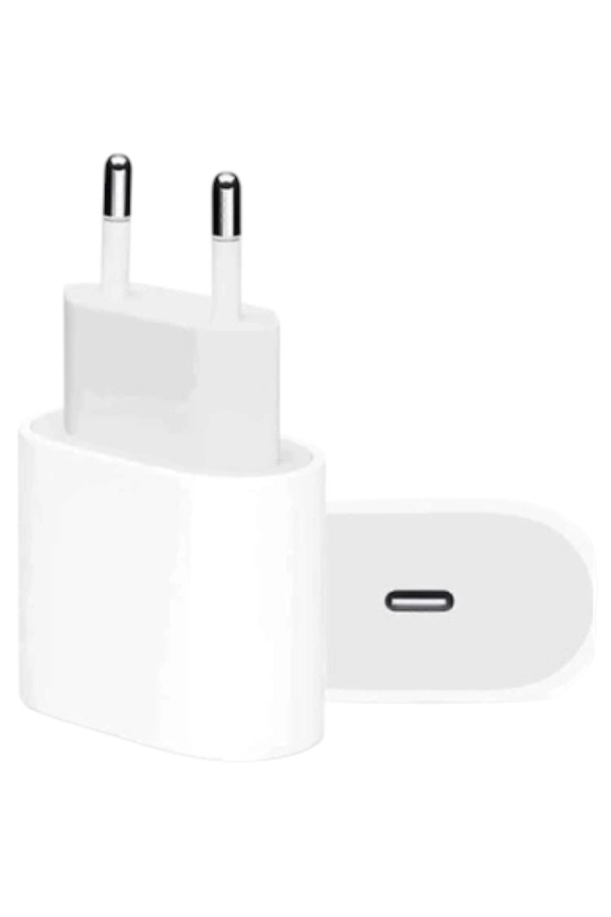 iPhone Uyumlu 20W USB-C PD Hızlı Şarj Adaptörü Beyaz