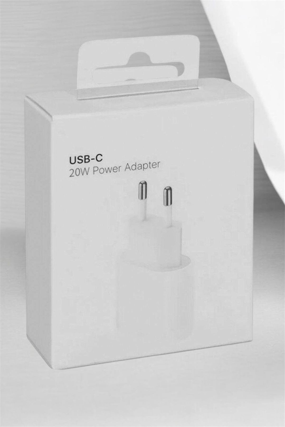 iPhone Uyumlu 20W USB-C PD Hızlı Şarj Adaptörü Beyaz