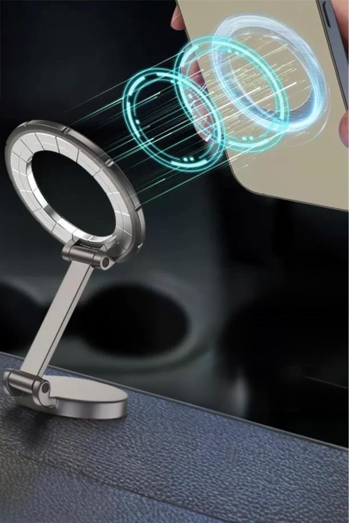 OXHOLD 7 Manyetik Araç Telefon Tutucu 360° Dönebilen Mıknatıslı