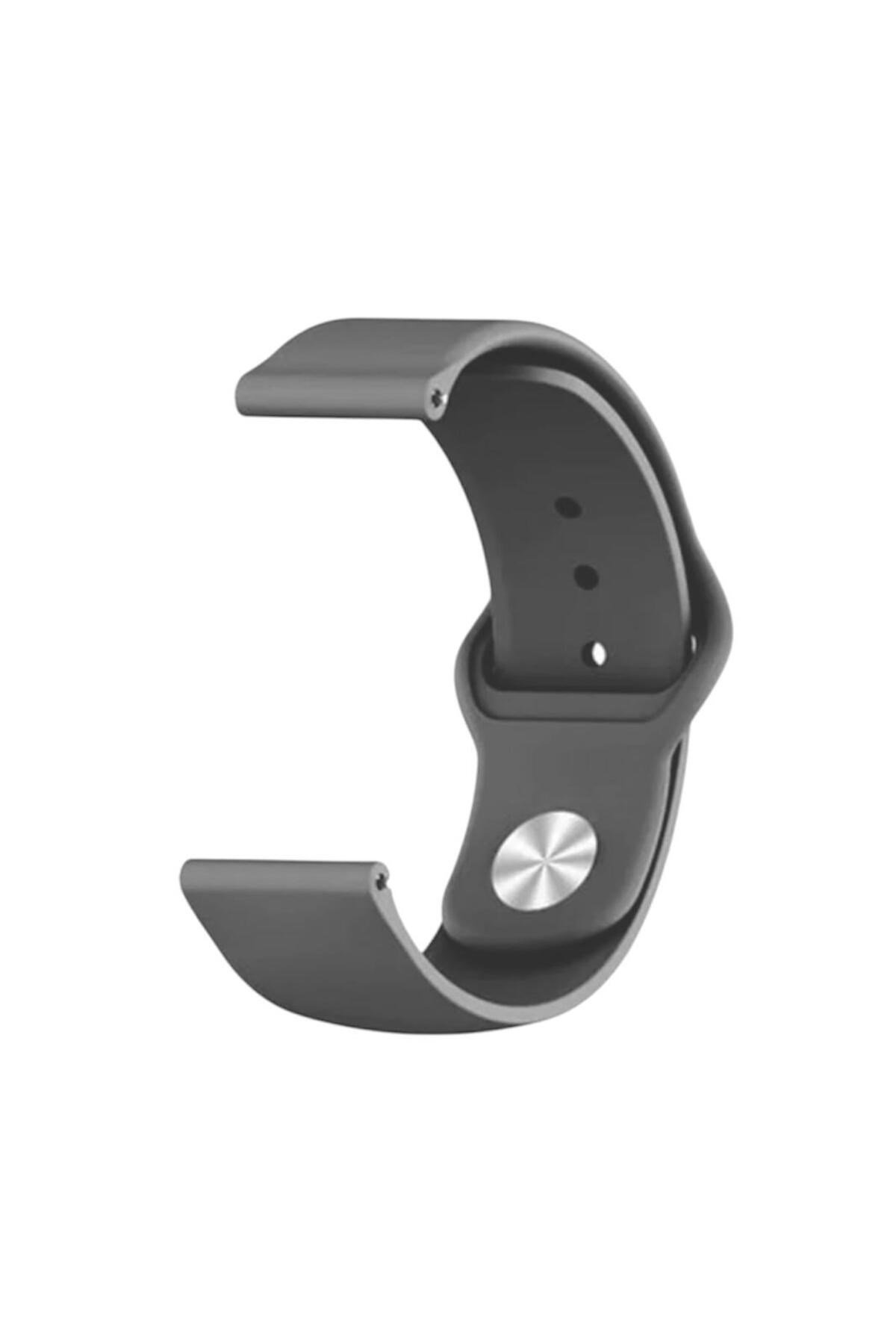 Redmi Watch 5 Active, Redmi Watch 5 Lite ile Uyumlu 22mm Gri Silikon Kordon