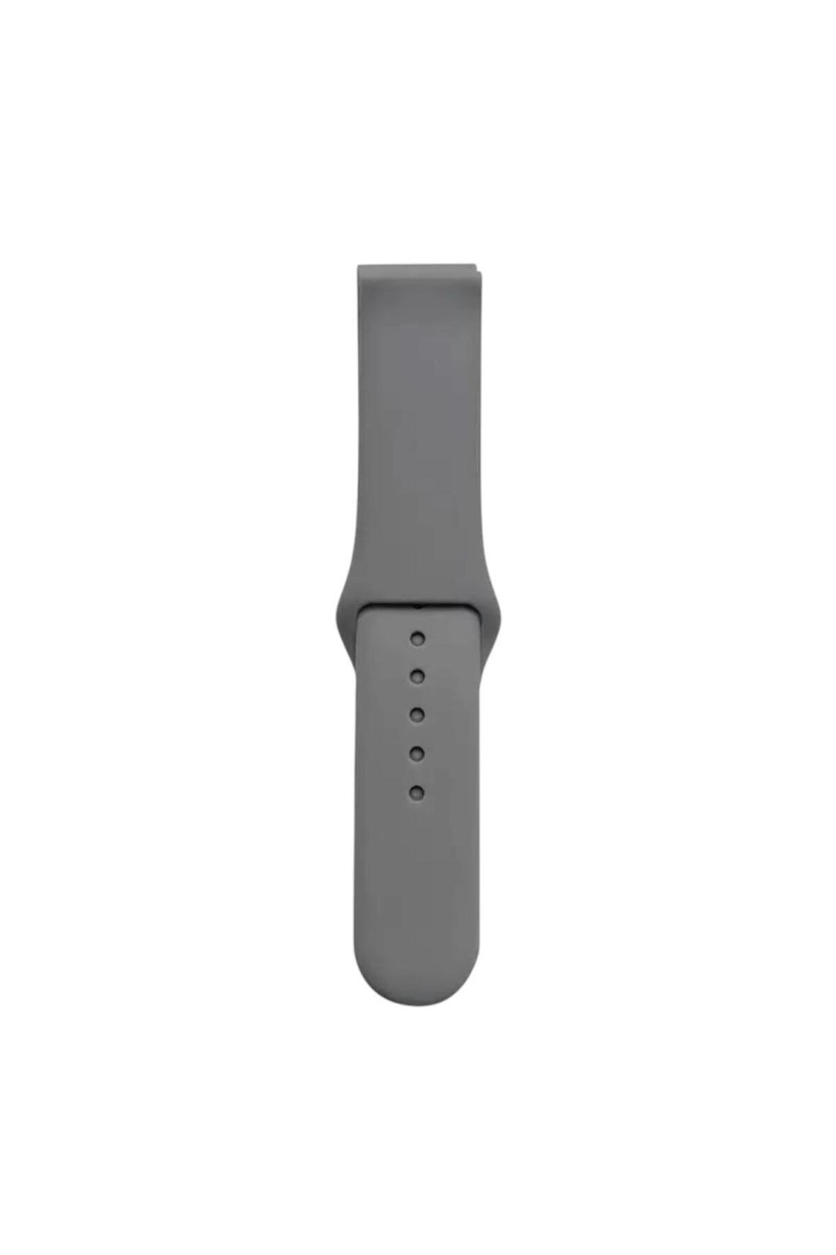 Redmi Watch 5 Active, Redmi Watch 5 Lite ile Uyumlu 22mm Gri Silikon Kordon