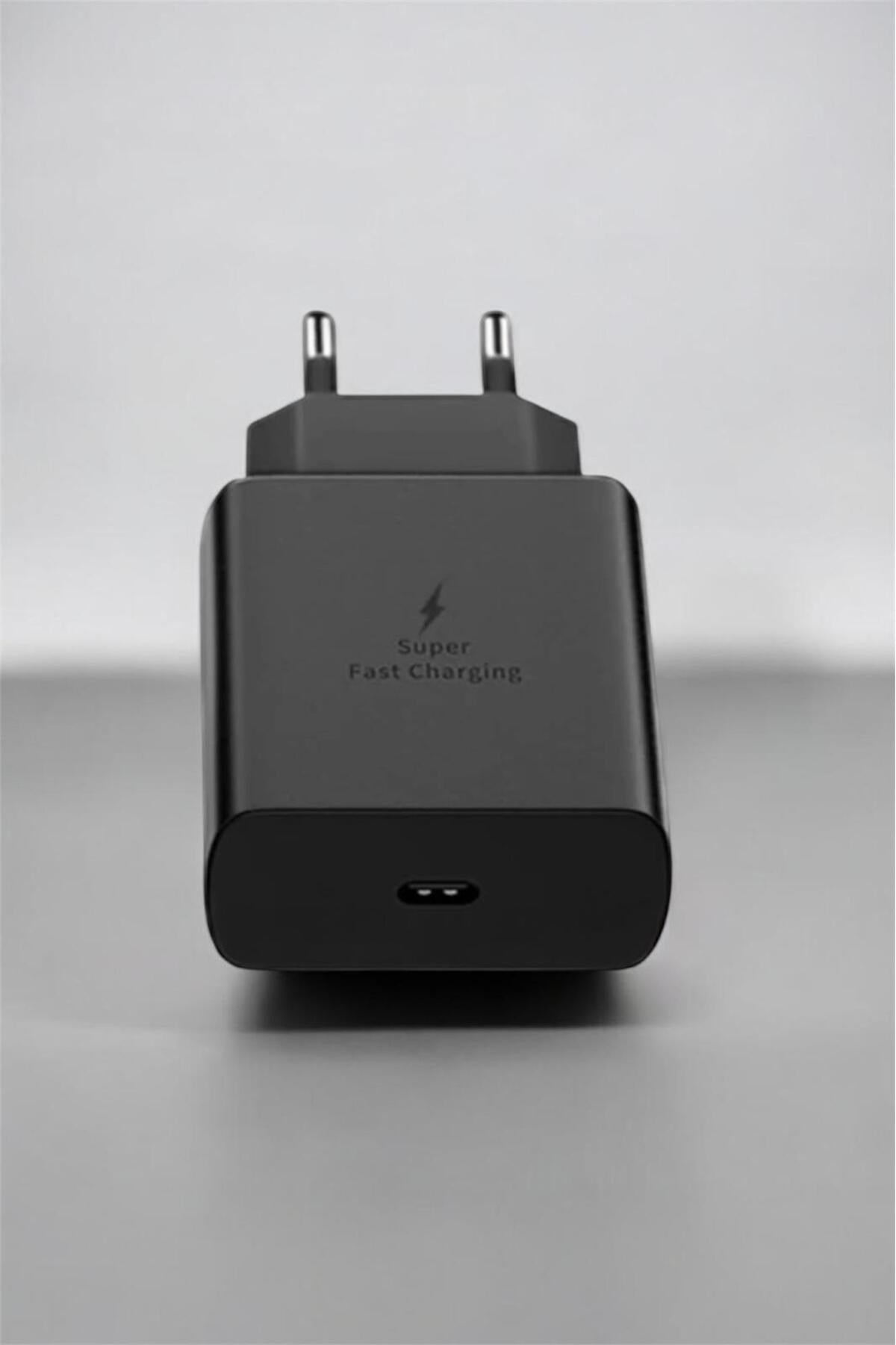 Samsung Uyumlu 25W PD USB-C Hızlı Şarj Adaptörü Siyah