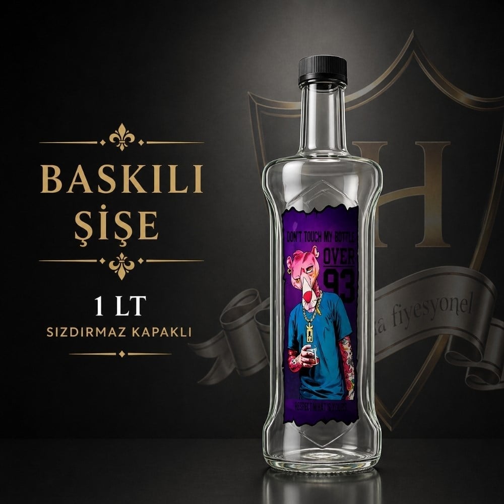 1 Litre Baskılı Şişe Ppanter