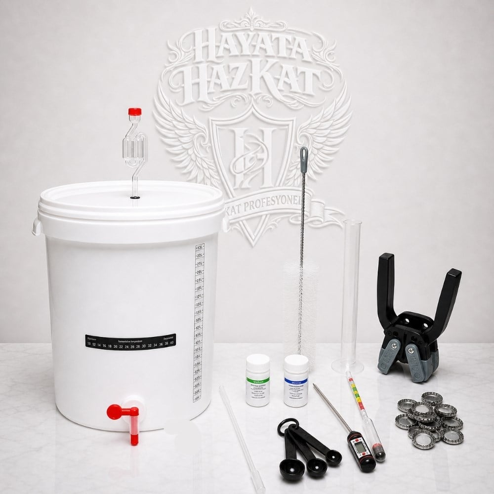 15 Lt Fermenter Kovası Seti Ekonomik