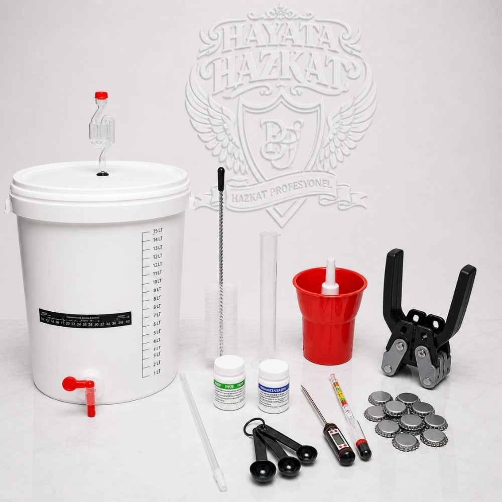 15 Lt Fermenter Kovası Seti Ekonomik