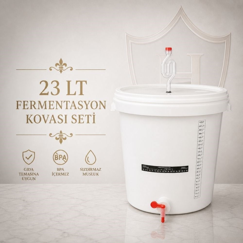23 Lt Fermenter Kovası Seti