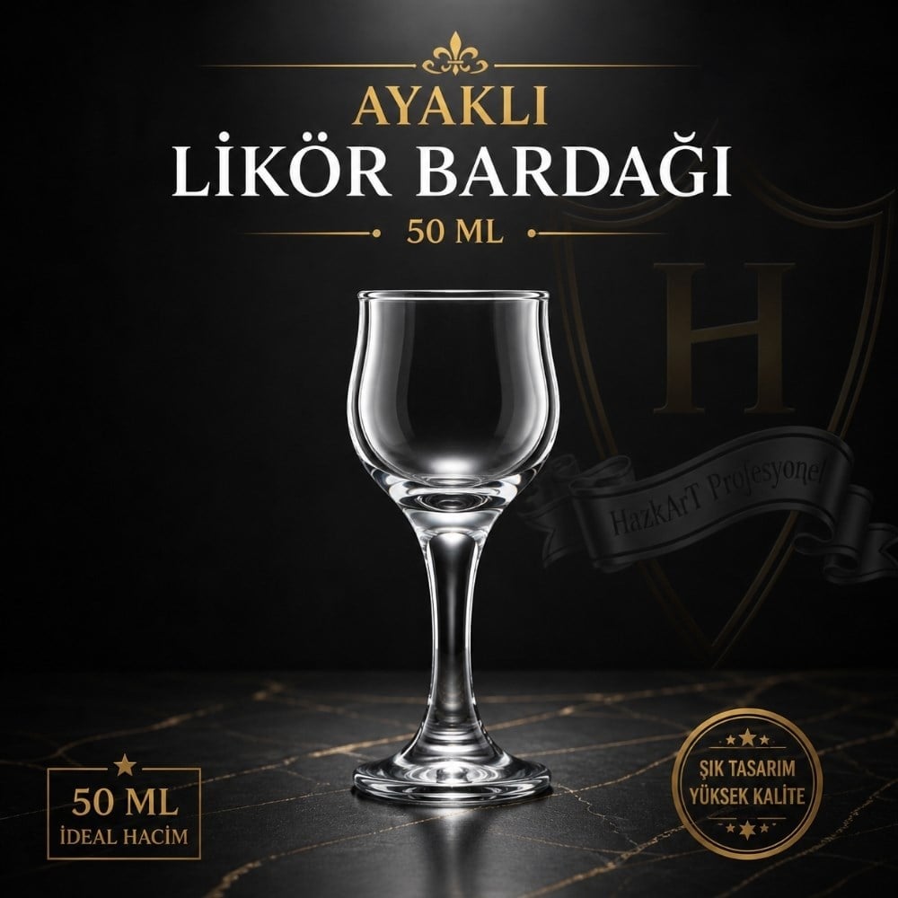 Ayaklı Likör Bardağı