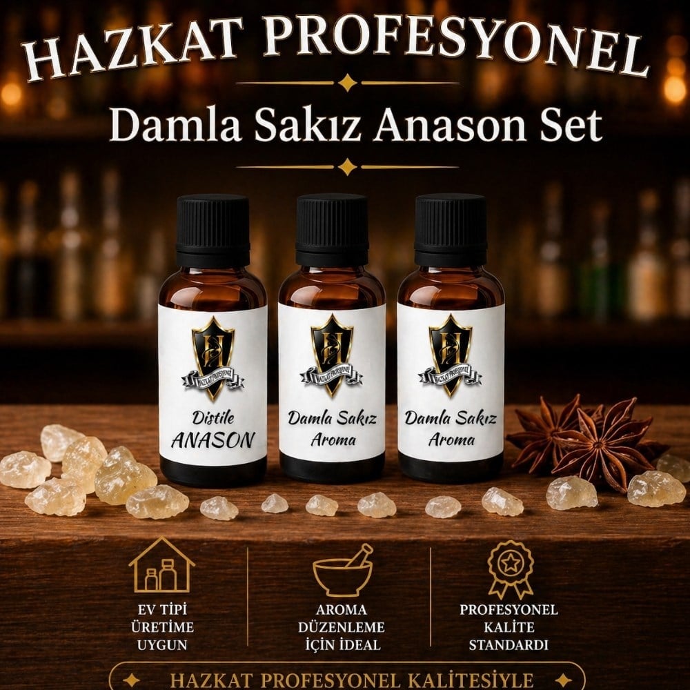 Damla Sakızı Anason Set