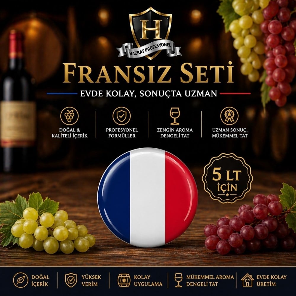Fransız Şarap Yapım Seti 5lt