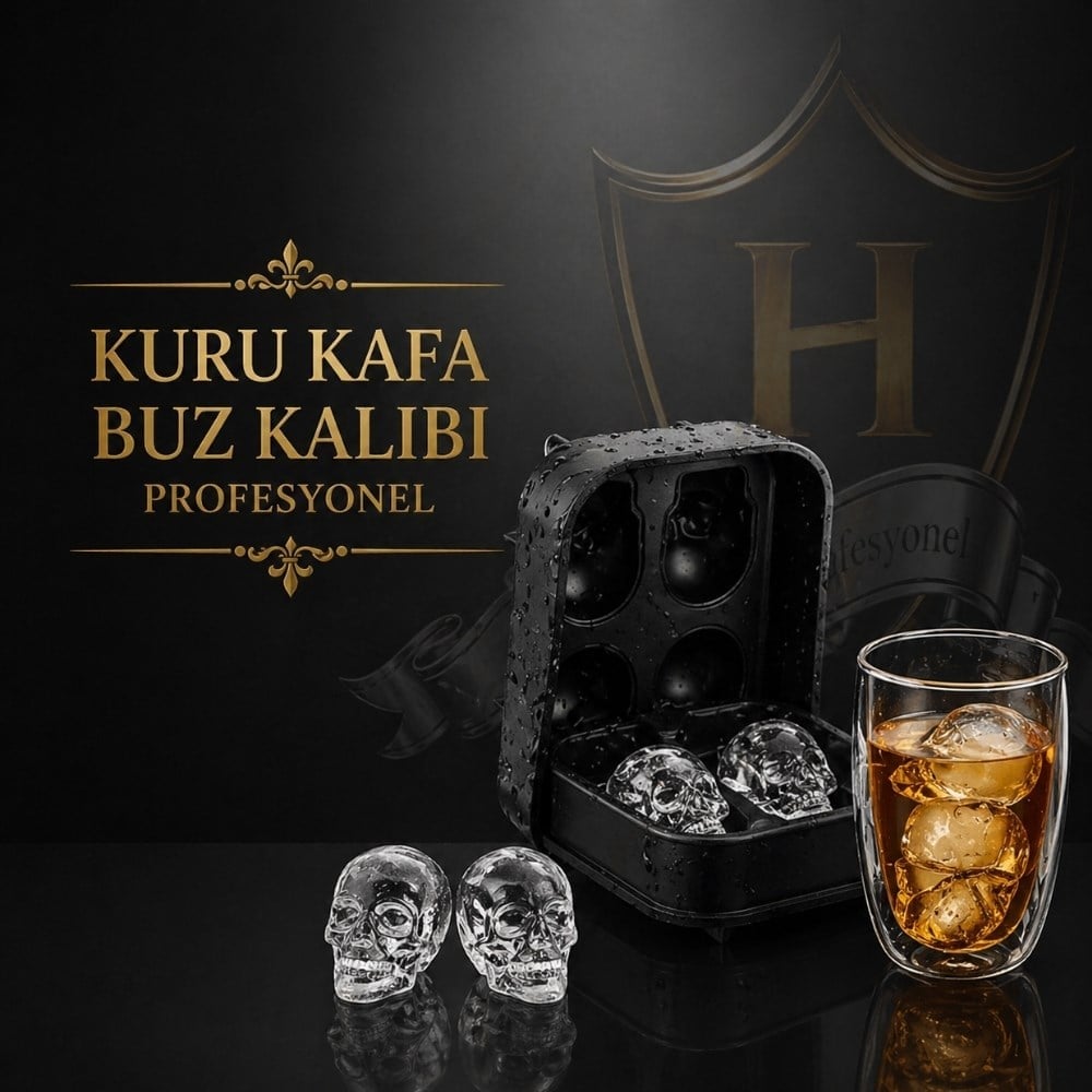 Kurukafa Silikon Buz Kalıbı