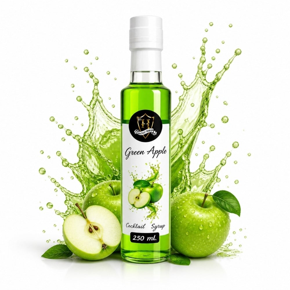 Yeşil Elma Kokteyl Şurubu 250ml