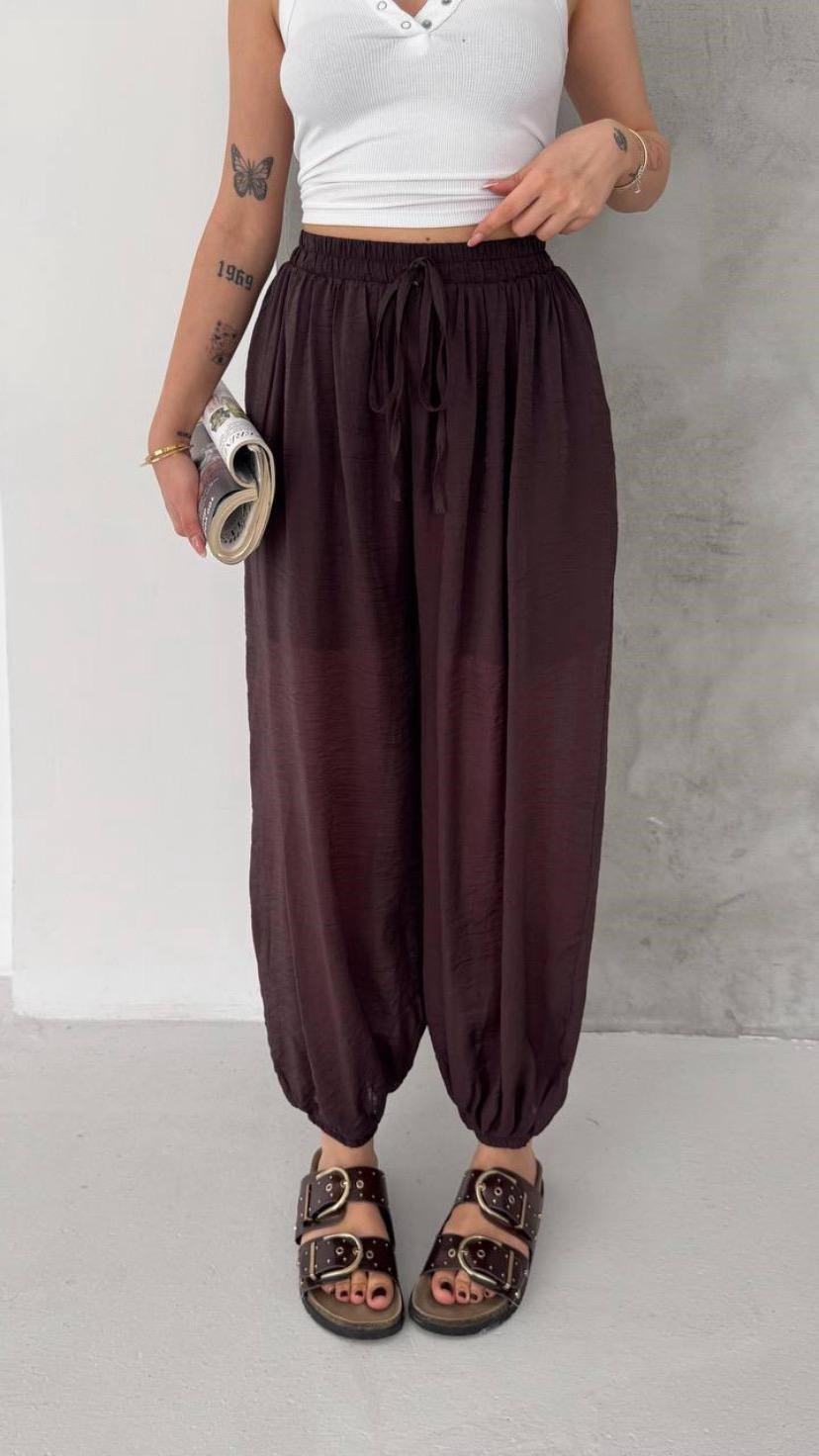 büzgülü şalvarr pantalon 