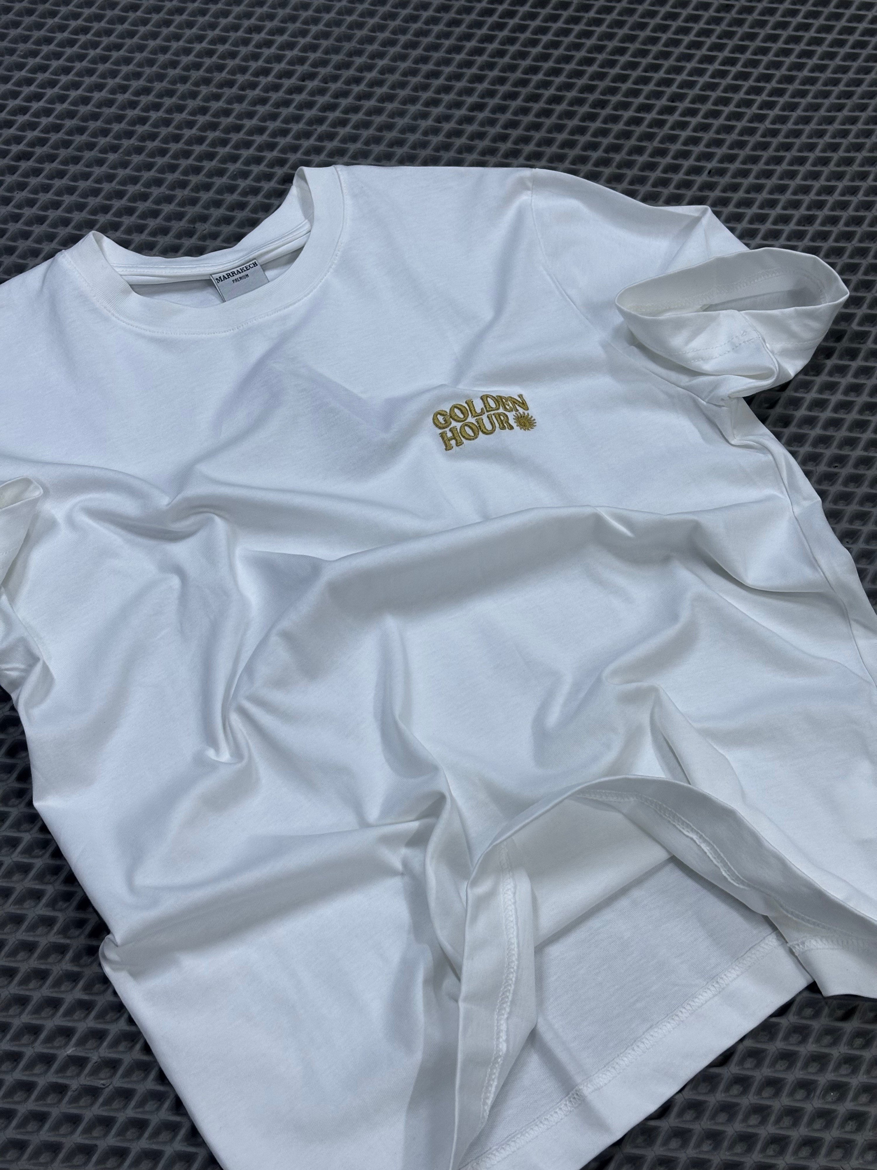   Golden Hour Beyaz T-shirt