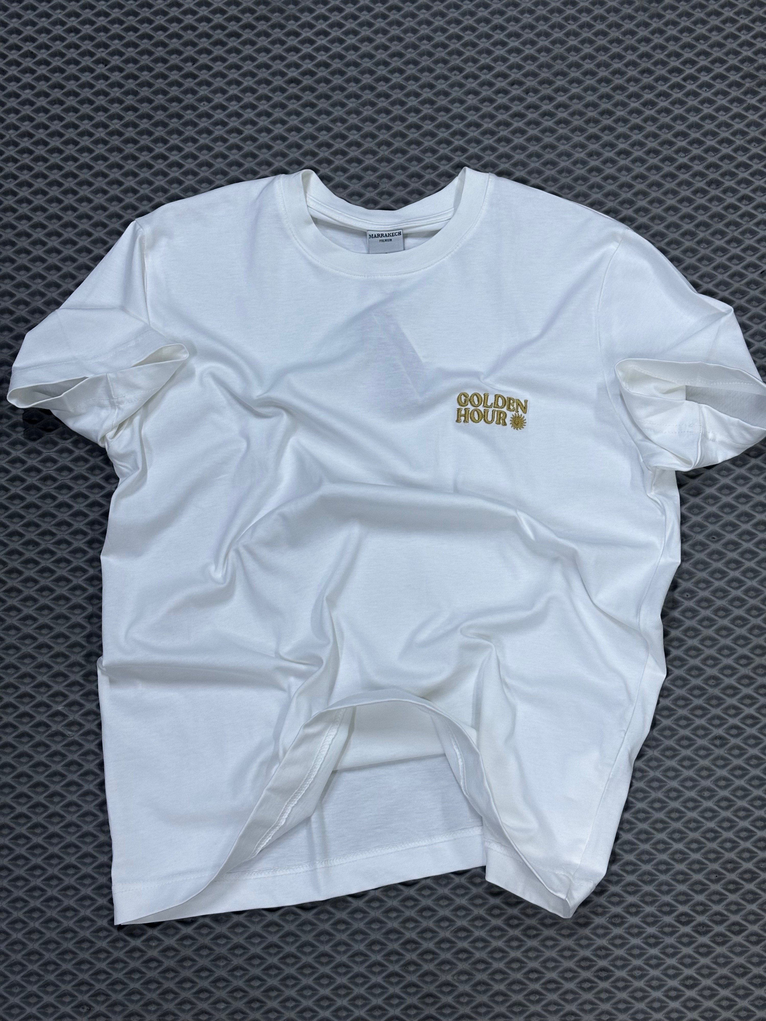   Golden Hour Beyaz T-shirt