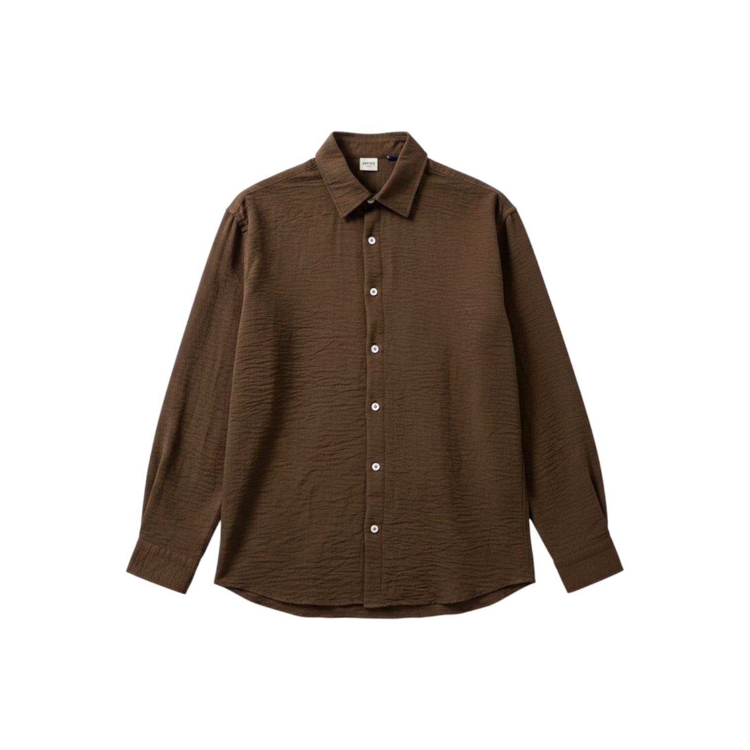 Acı Kahve Oversize Fresh Keten Gömlek