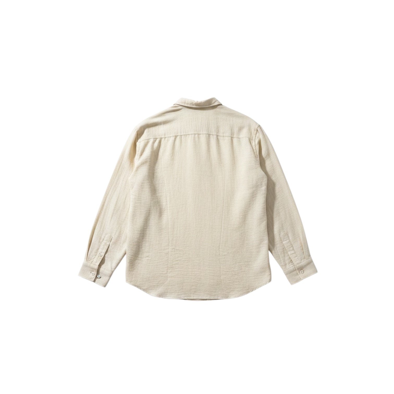 Bej Oversize Fresh Keten Gömlek