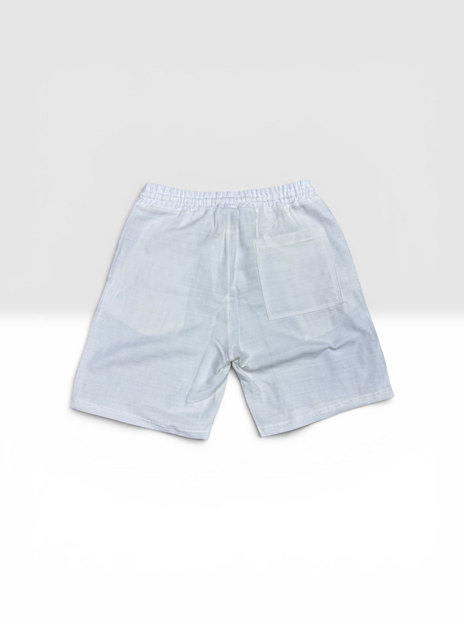 Keten Beyaz Short 