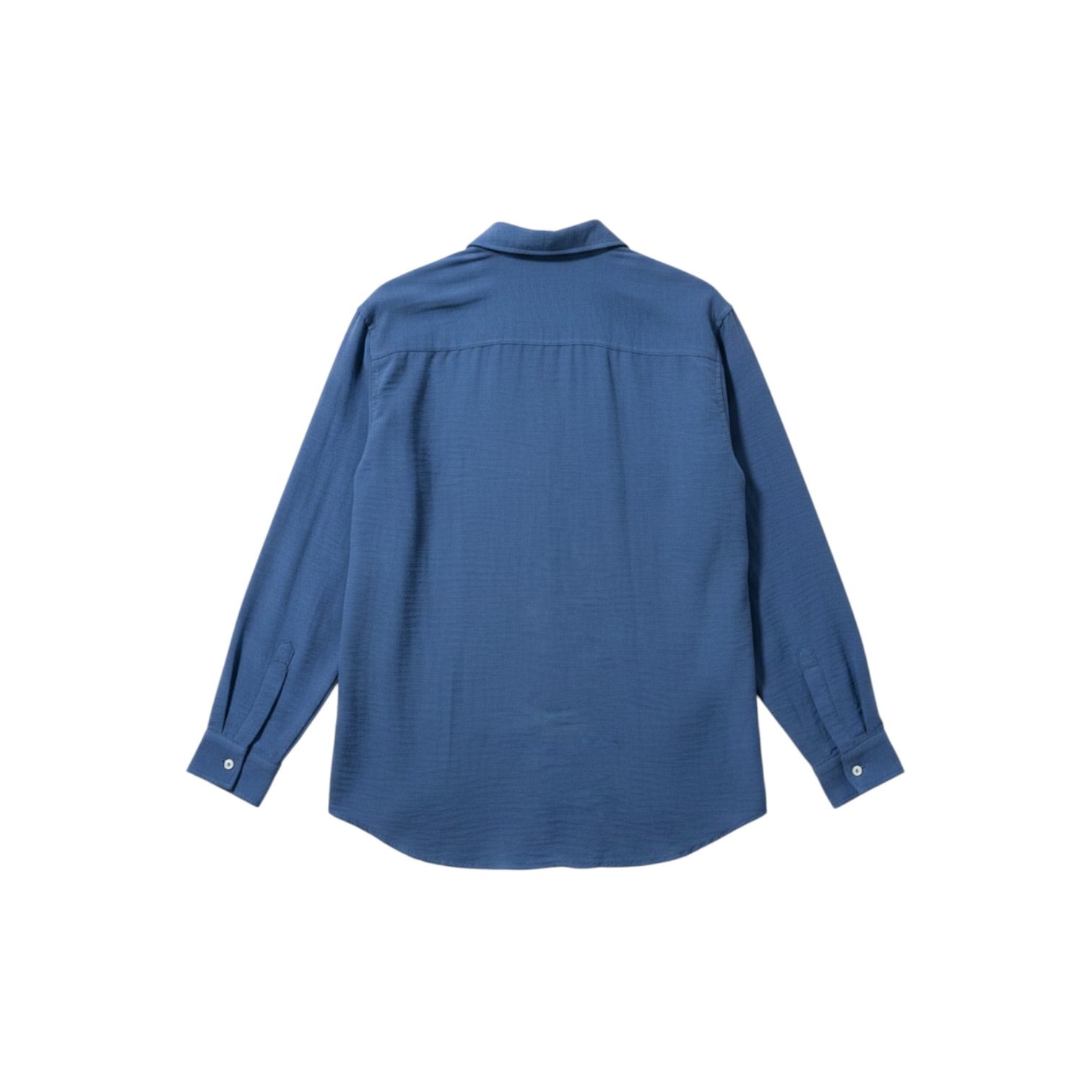 Mavi Oversize Fresh Keten Gömlek