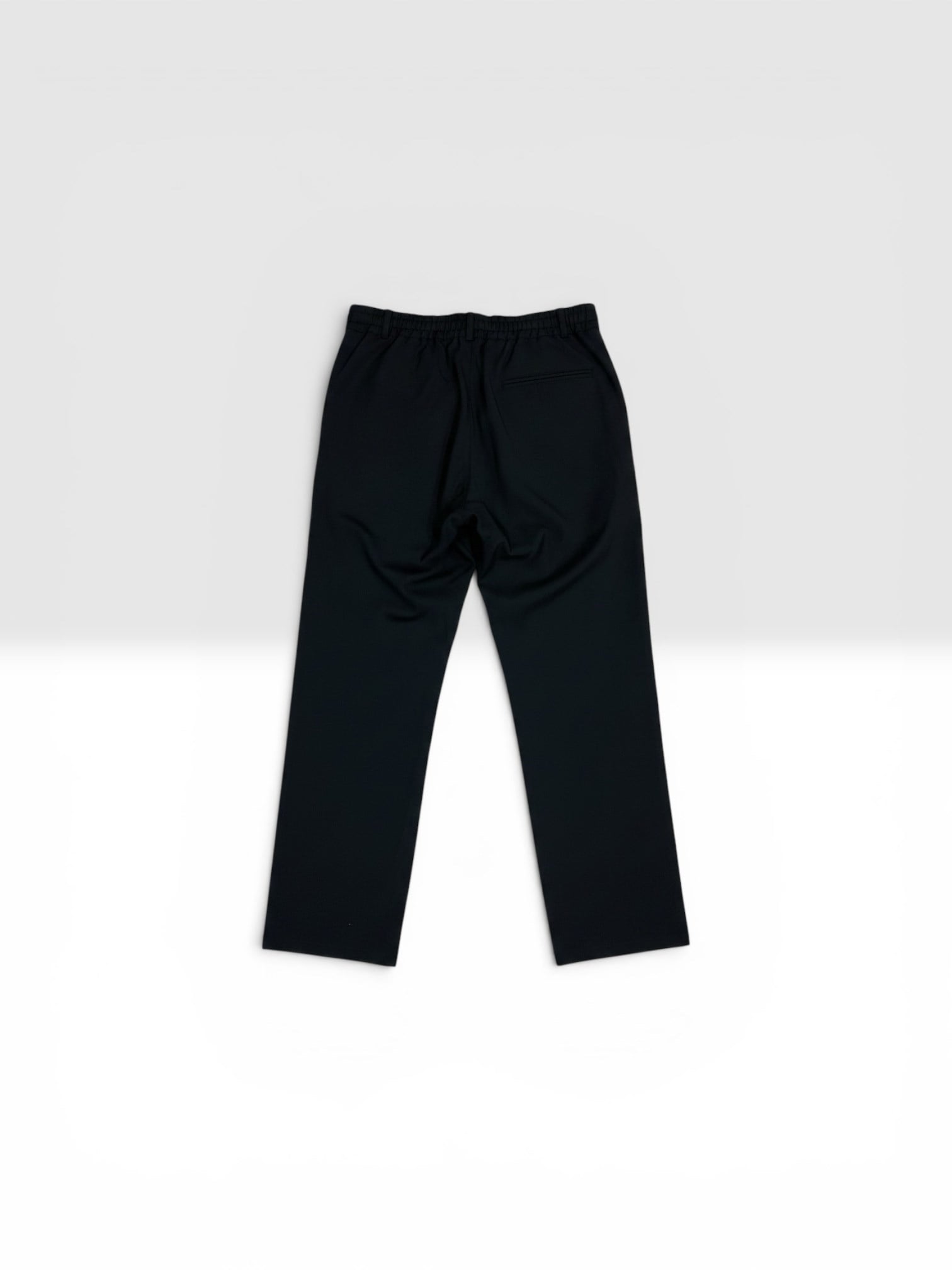 Siyah Baggy Kumaş Pantolon