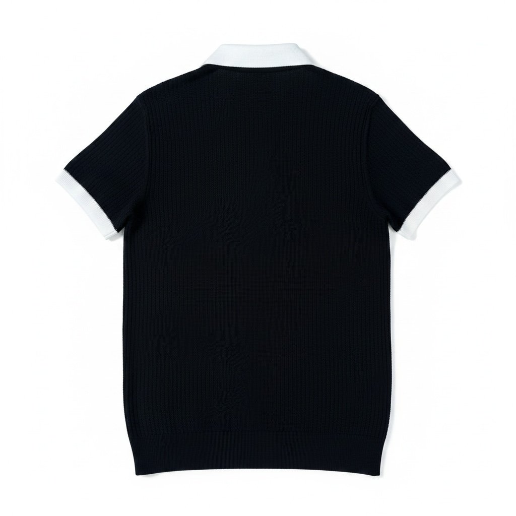 Siyah RL Polo Yaka Tshirt