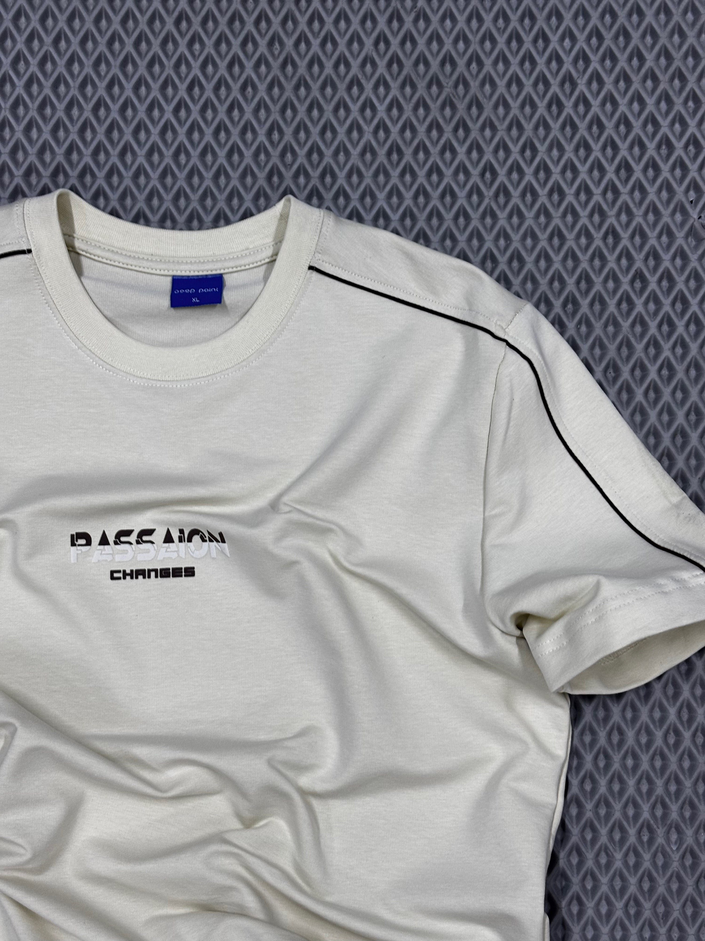 Slim Fit Bej Tshirt