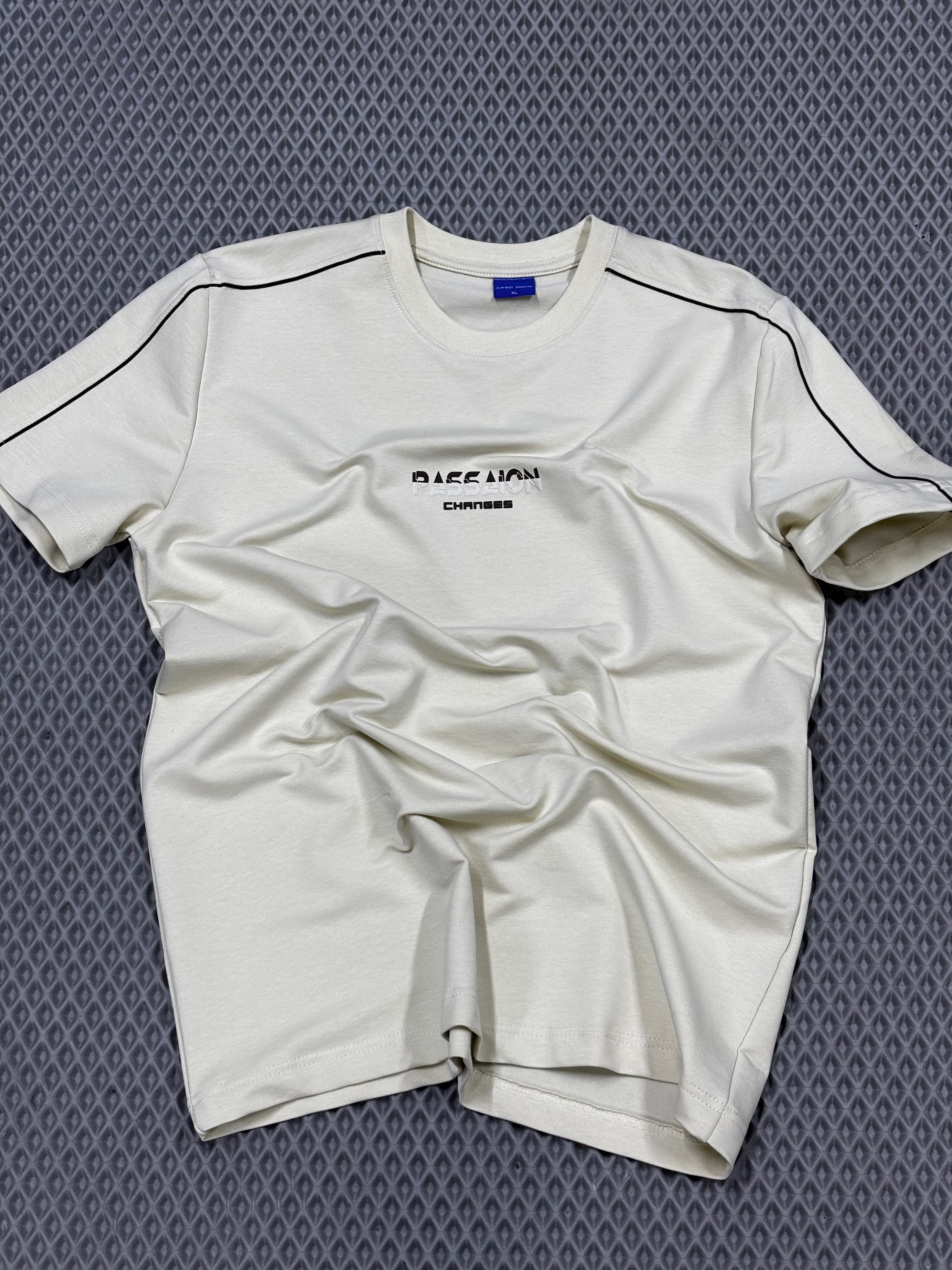 Slim Fit Bej Tshirt