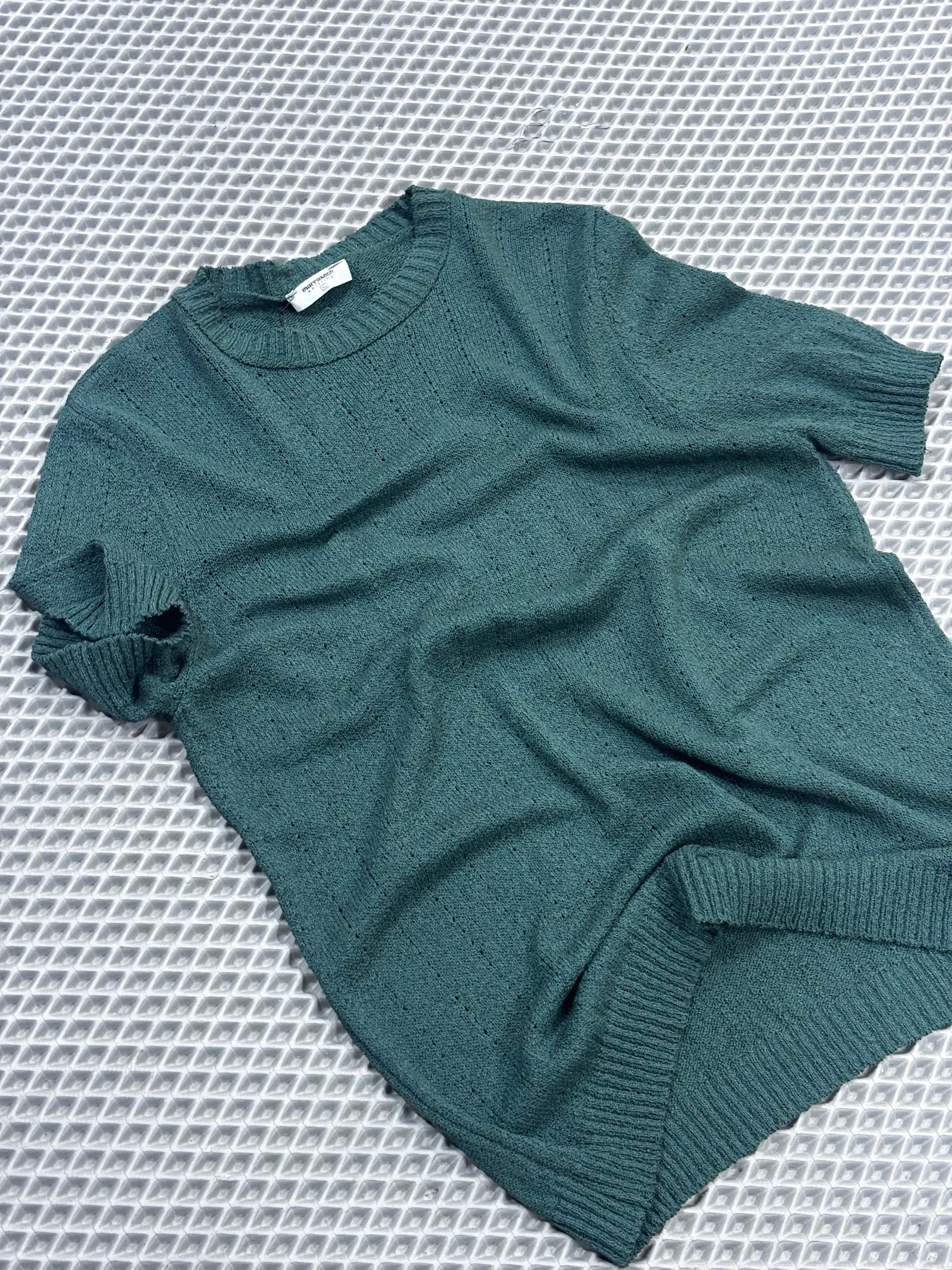 Slim Fit Ekru Triko Tshir