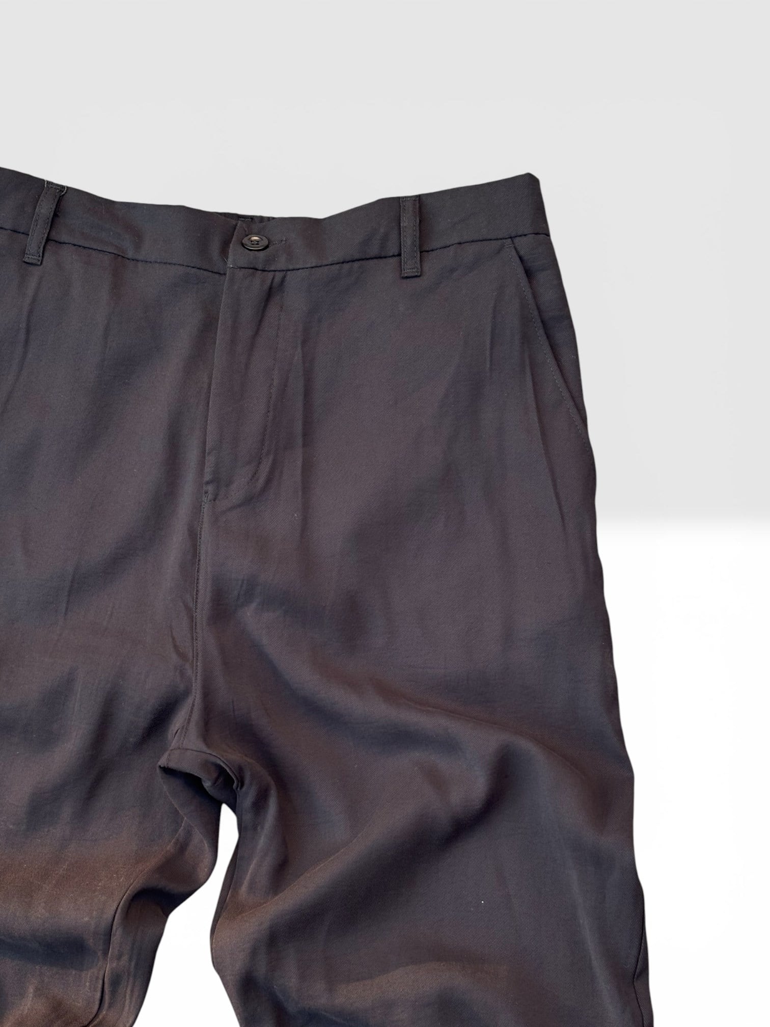 Tensel Kumaş Siyah Baggy Pantolon