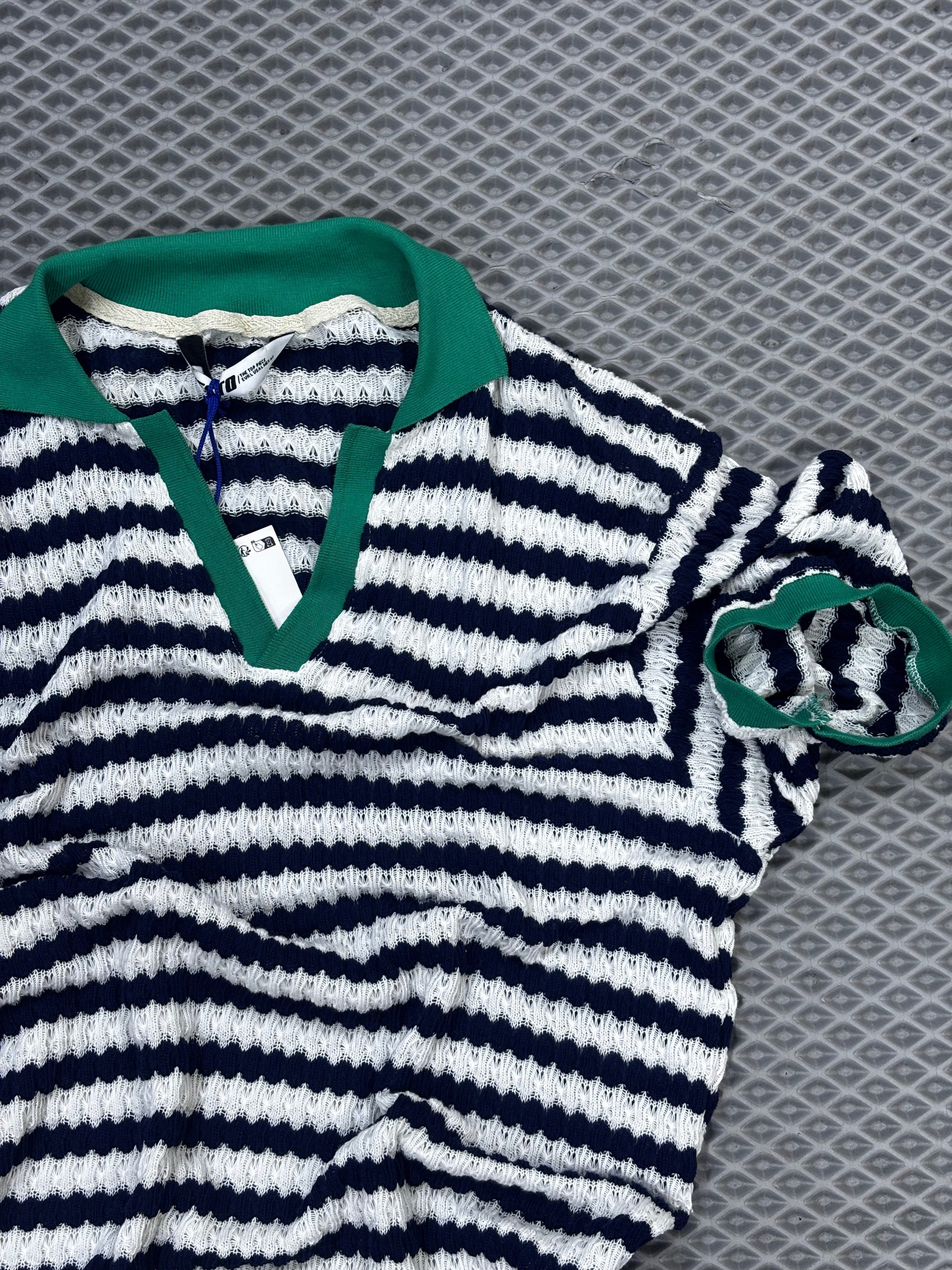 Yakalı Örme Polo Yaka Tshirt