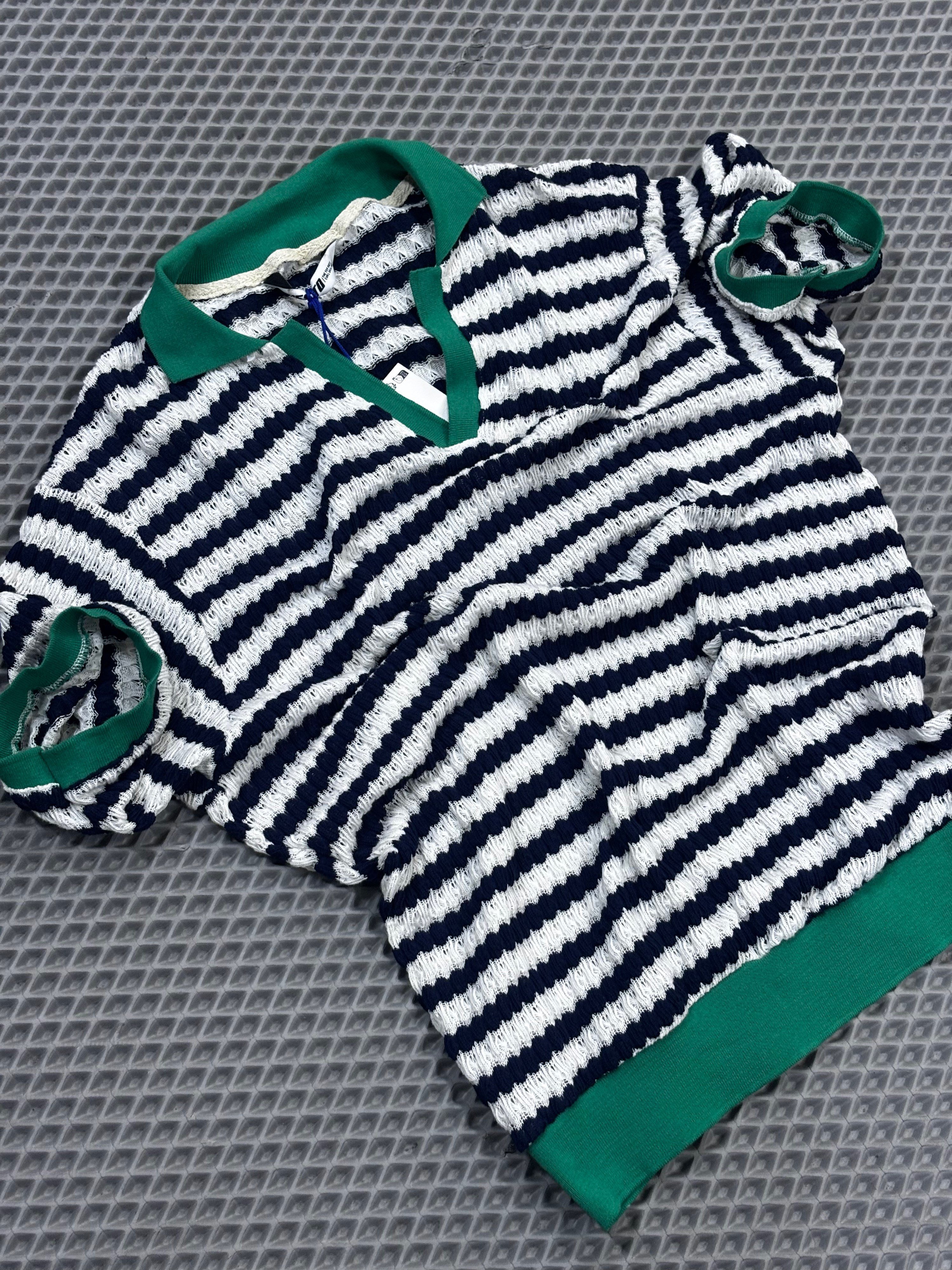 Yakalı Örme Polo Yaka Tshirt
