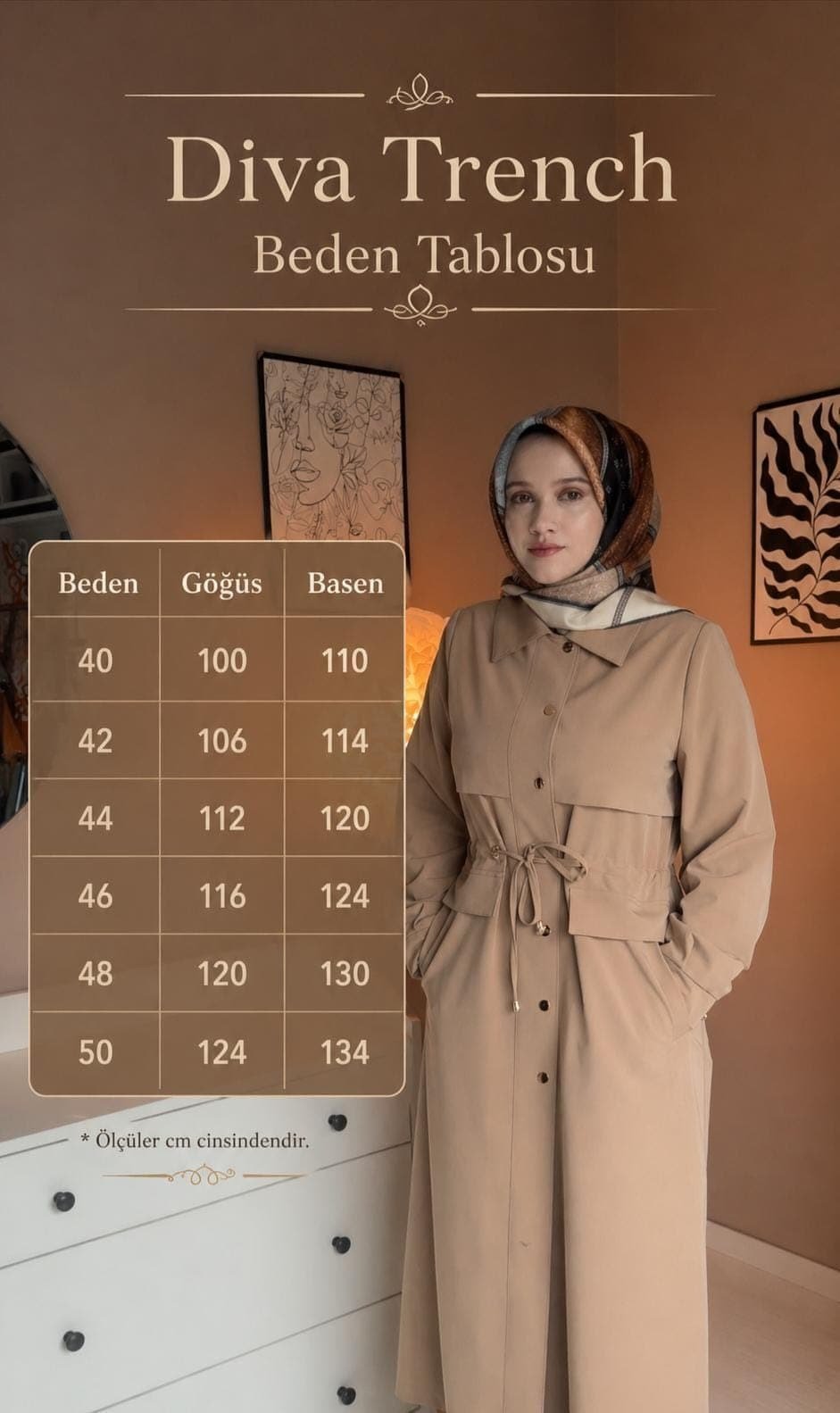 Diva Haki Trençkot