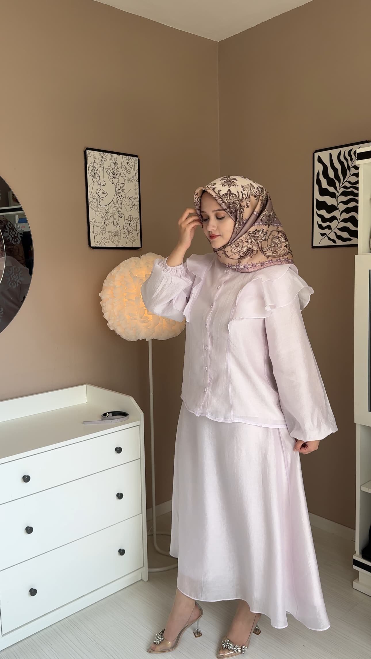 Menam Toz Pembe Etekli Takım