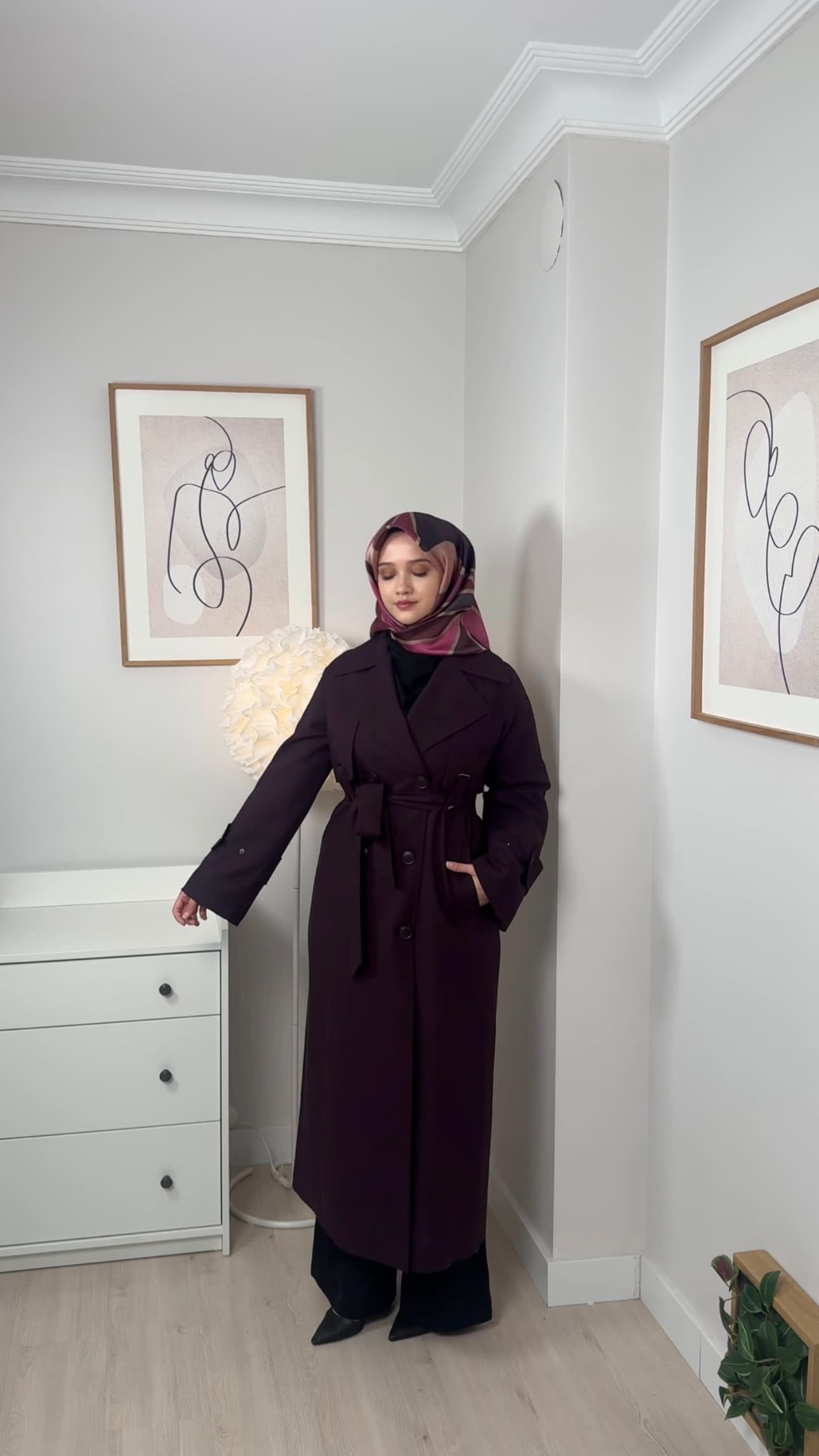 Nova Mürdüm Astarlı Trençkot
