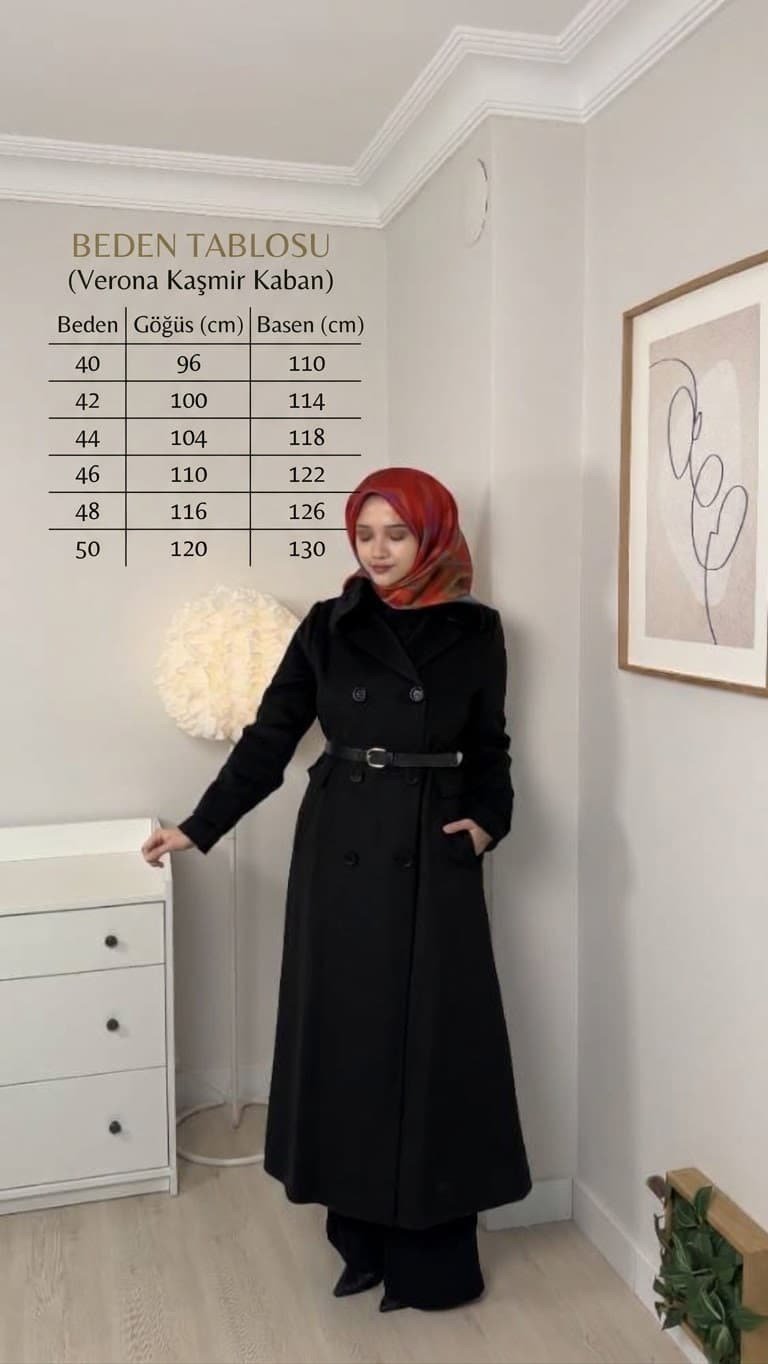 Verona Siyah Kaban