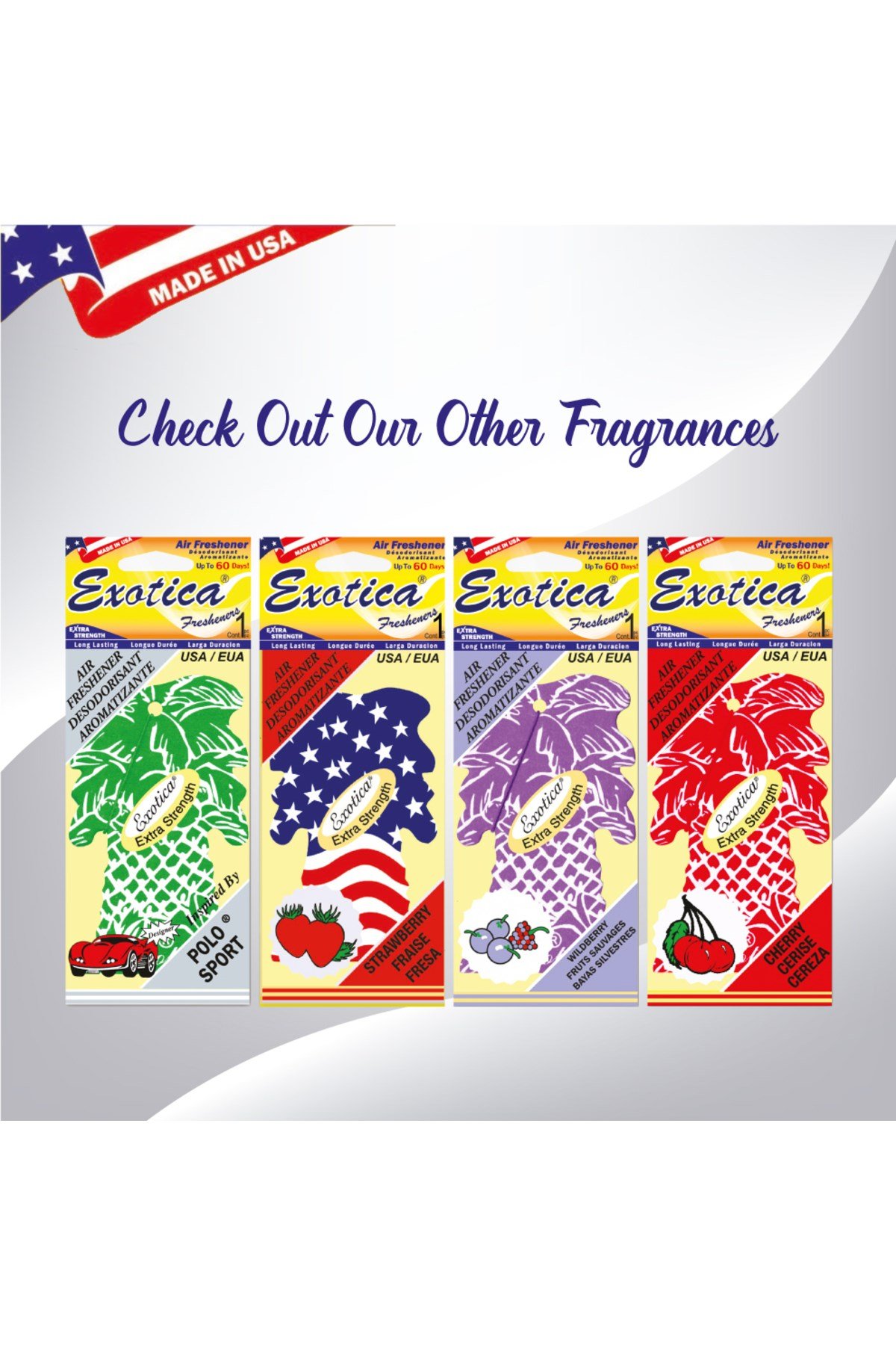 Fresheners Original X Card Bubble Gum Oto Asma Koku (Made In Usa)