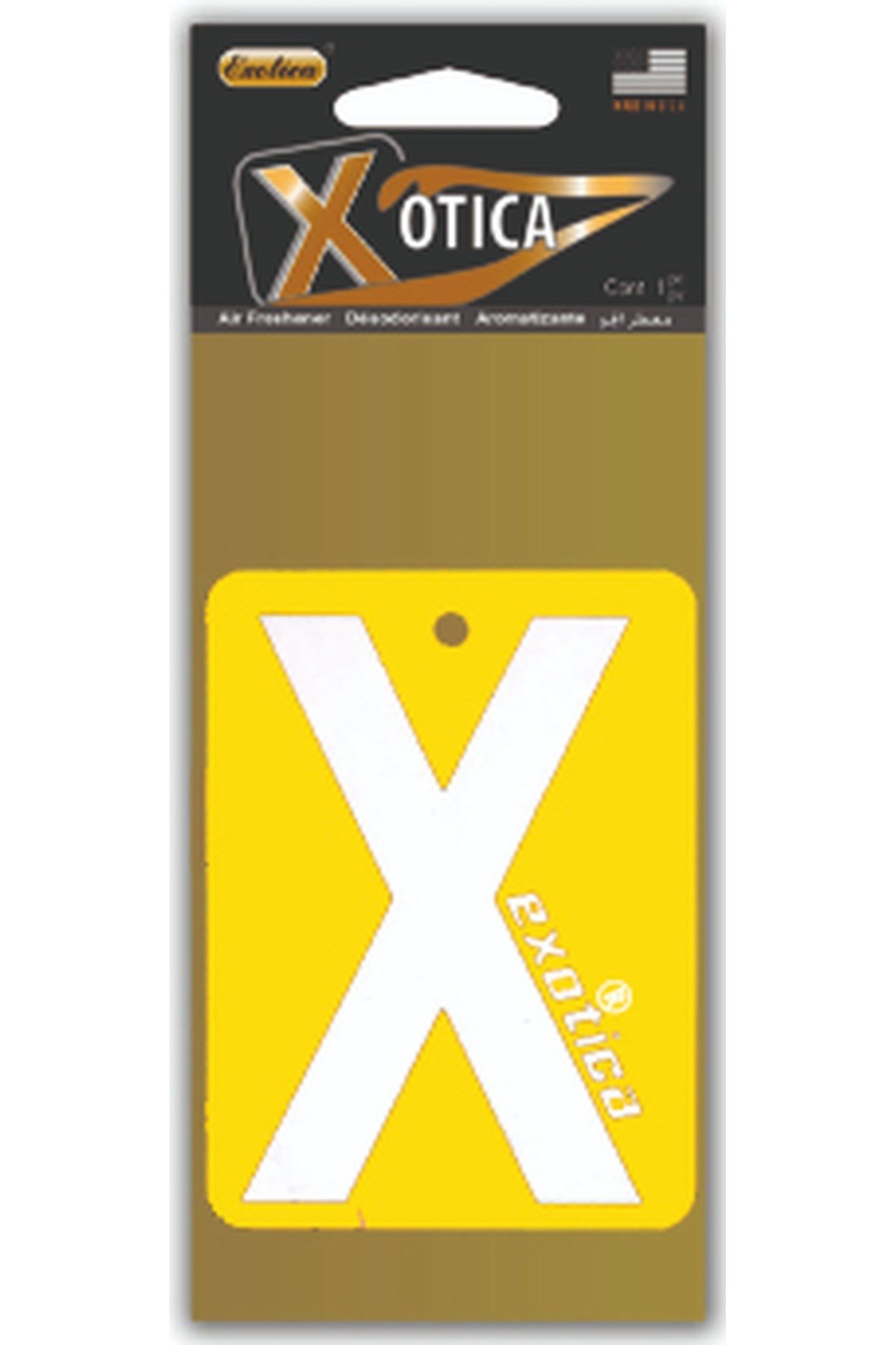 Fresheners Original X Card Vanilla Oto Asma Koku (Made In Usa)