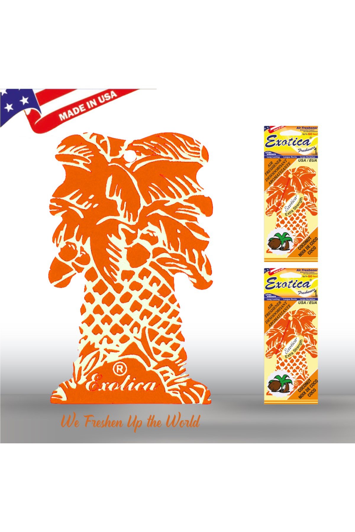 Fresheners Palm Tree Coconut Oto Asma Koku (Made In Usa)