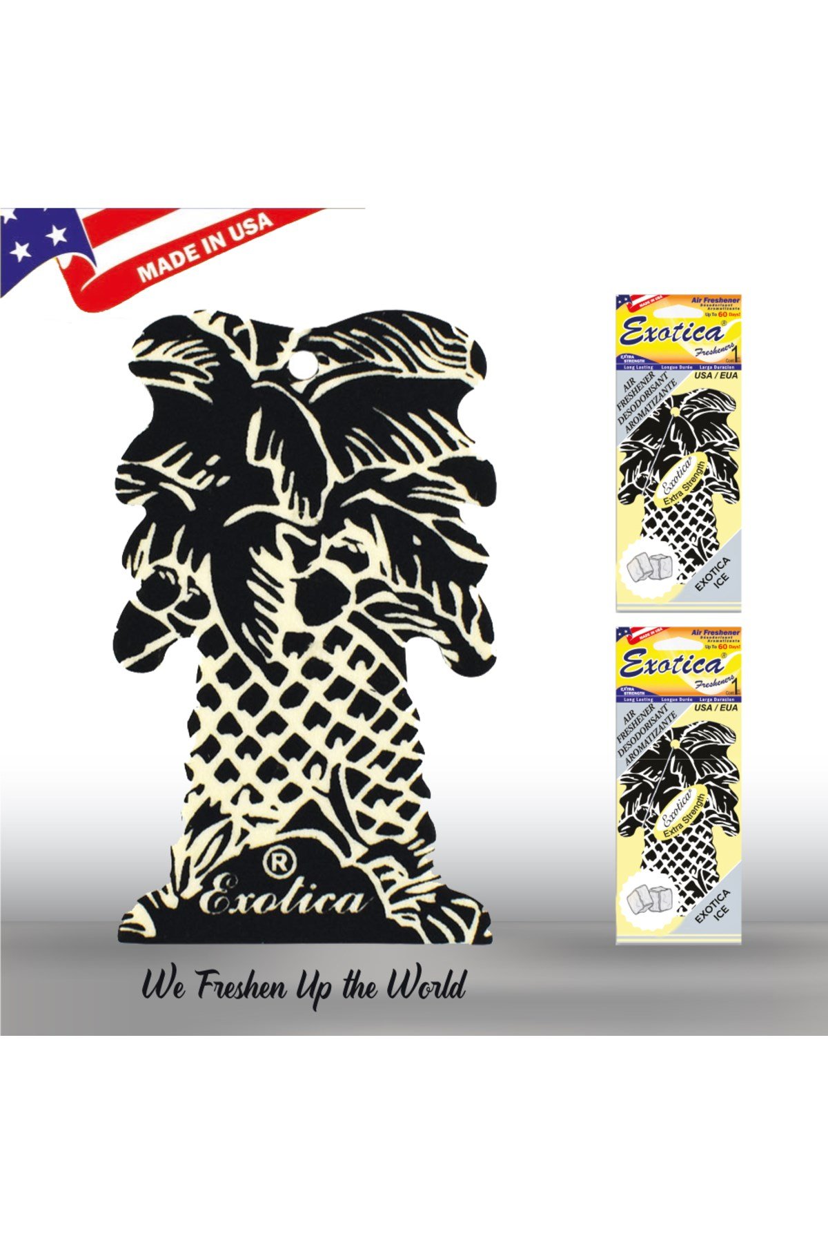 Fresheners Palm Tree Ice Oto Asma Koku (Made In Usa)