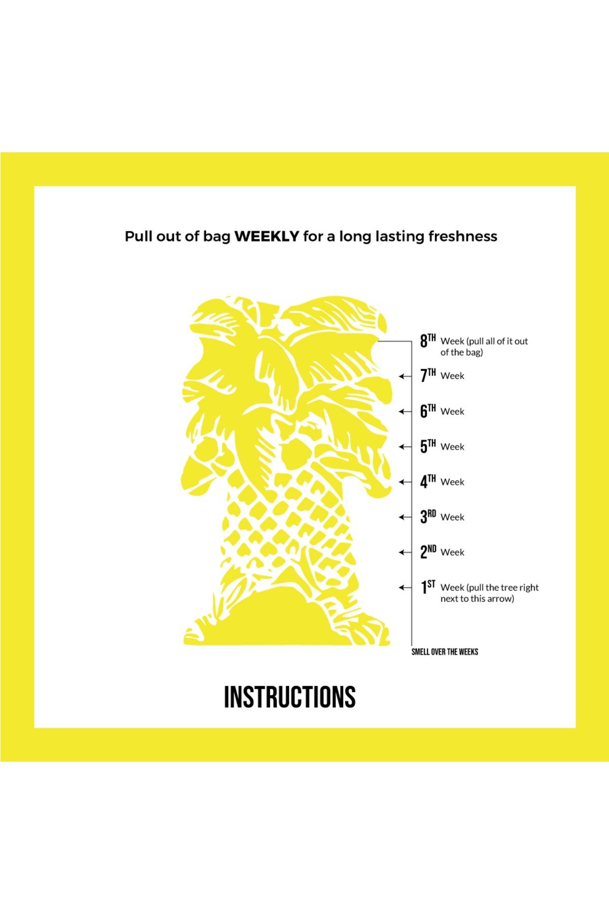 Fresheners Palm Tree Lemon Oto Asma Koku (Made In Usa)