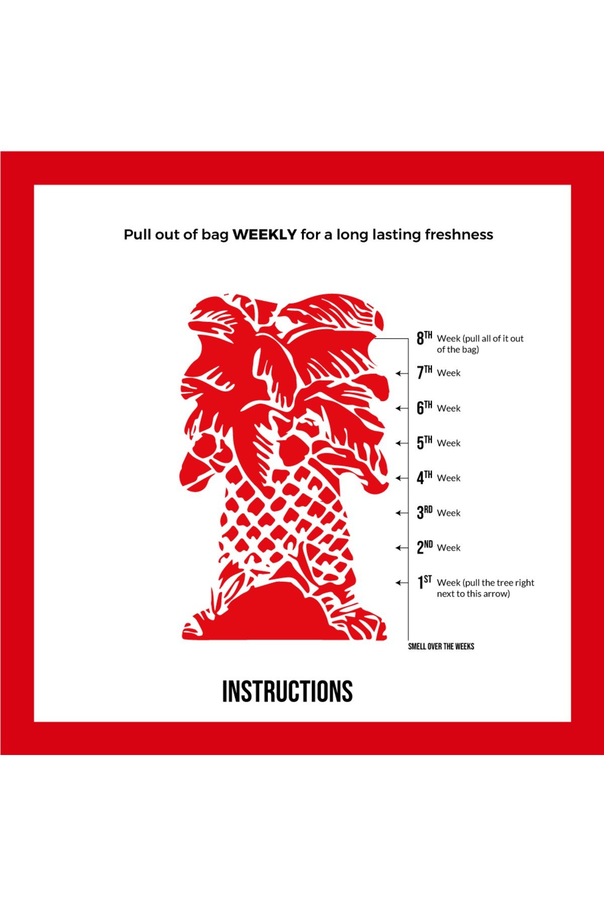 Fresheners Palm Tree Love Ice Oto Asma Koku (Made In Usa)