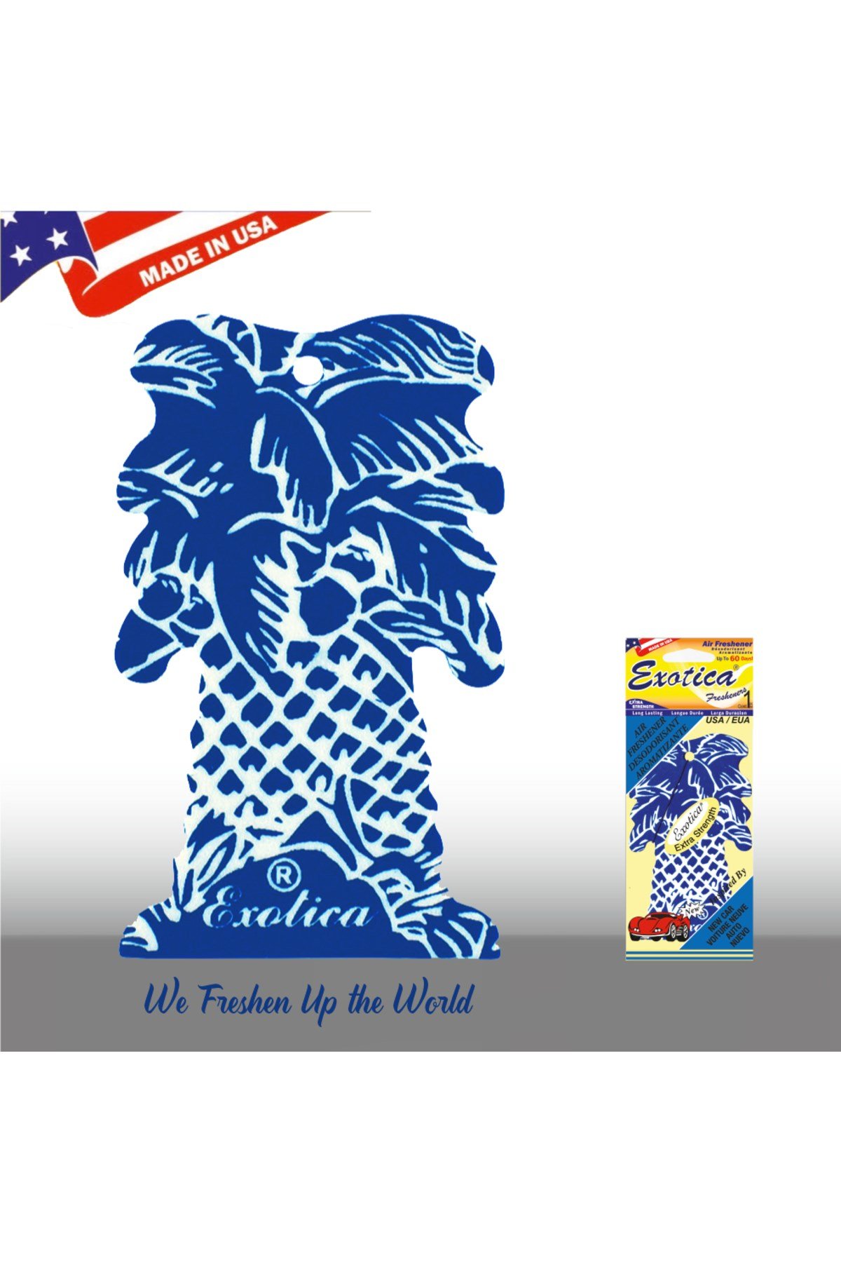 Fresheners Palm Tree New Car Oto Asma Koku (Made In Usa)