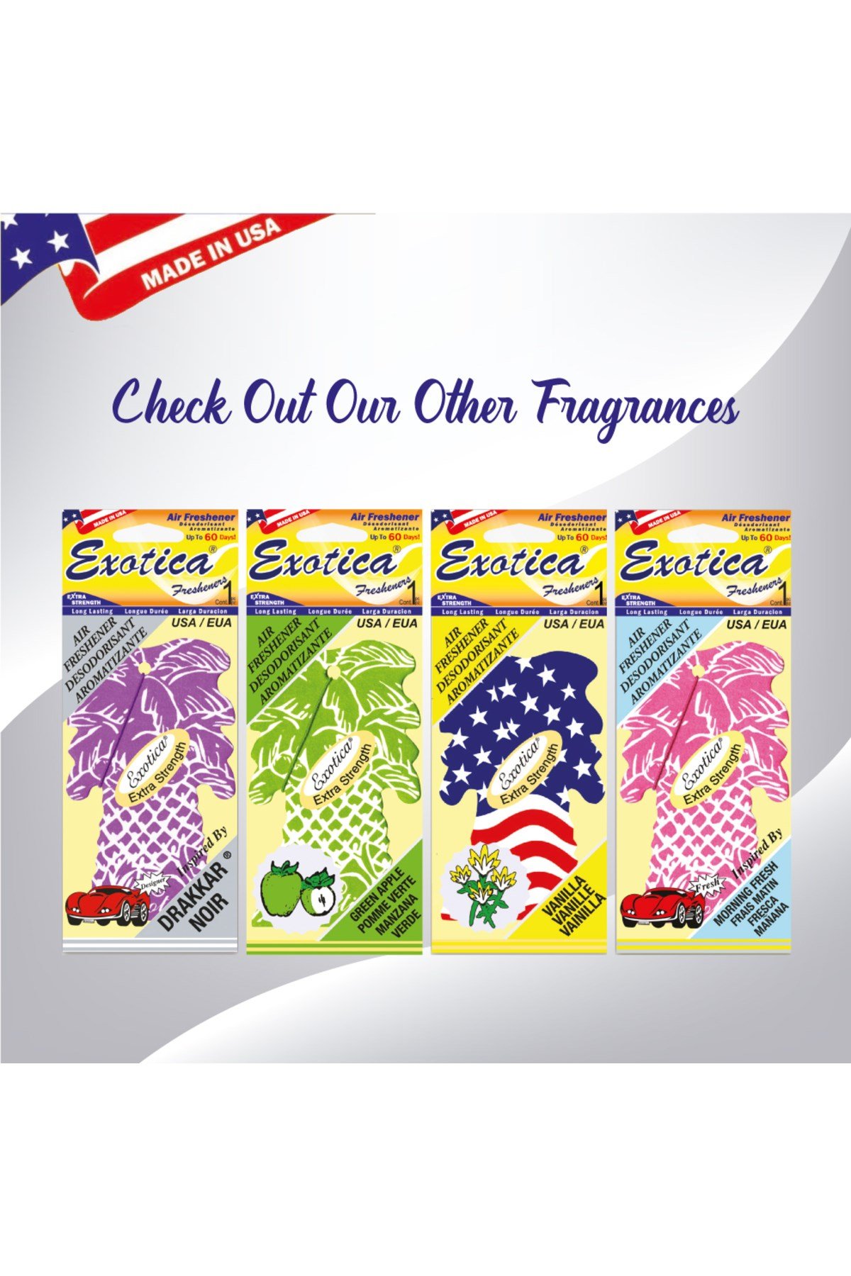 Fresheners Palm Tree Passion Rose Oto Asma Koku (Made In Usa)