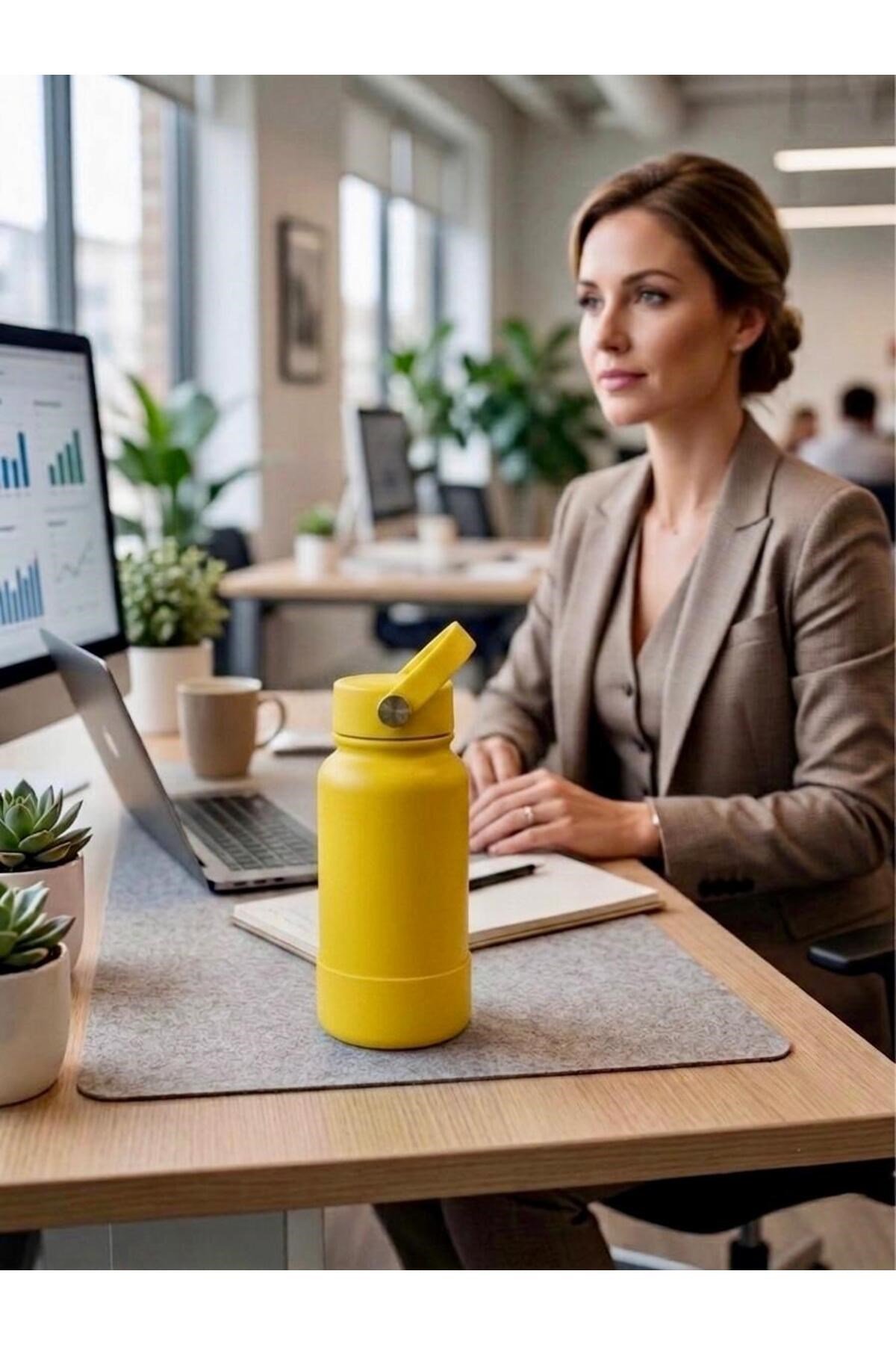 Professional Silicone Vacuum Bottle 650ML Vakumlu Matara Termos Sıcak ve Soğuk