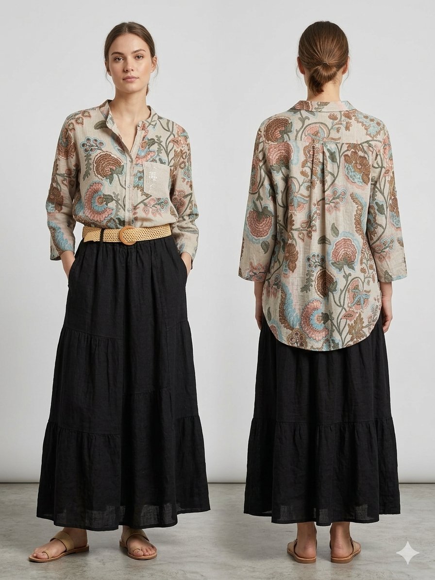 İTALYAN FİLİZ DESNELİ GÖMLEK