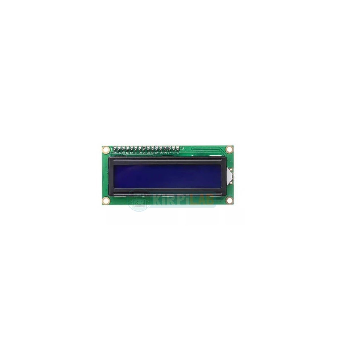 16x2 LCD Ekran – I2C Lehimli Mavi Display