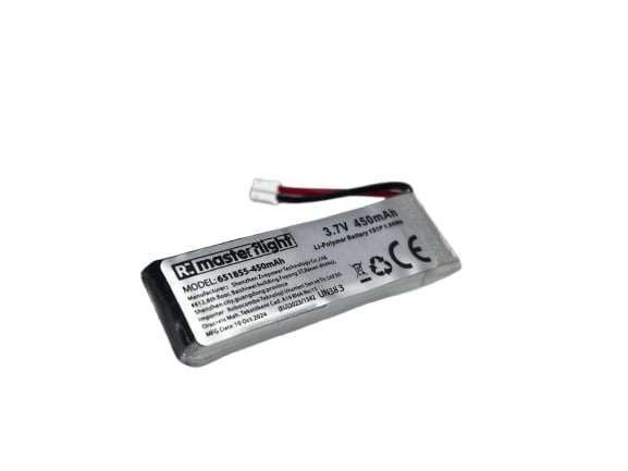 3,7V Li-po Pil 450mAh 1s Lityum Polymer Batarya