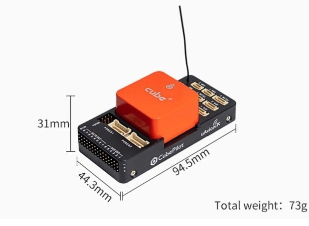 CubePilot Pixhawk The Cube Orange+ (IMU V8) Standart Set Otopilot Sistemi (ADS-B Taşıyıcı Kartı)